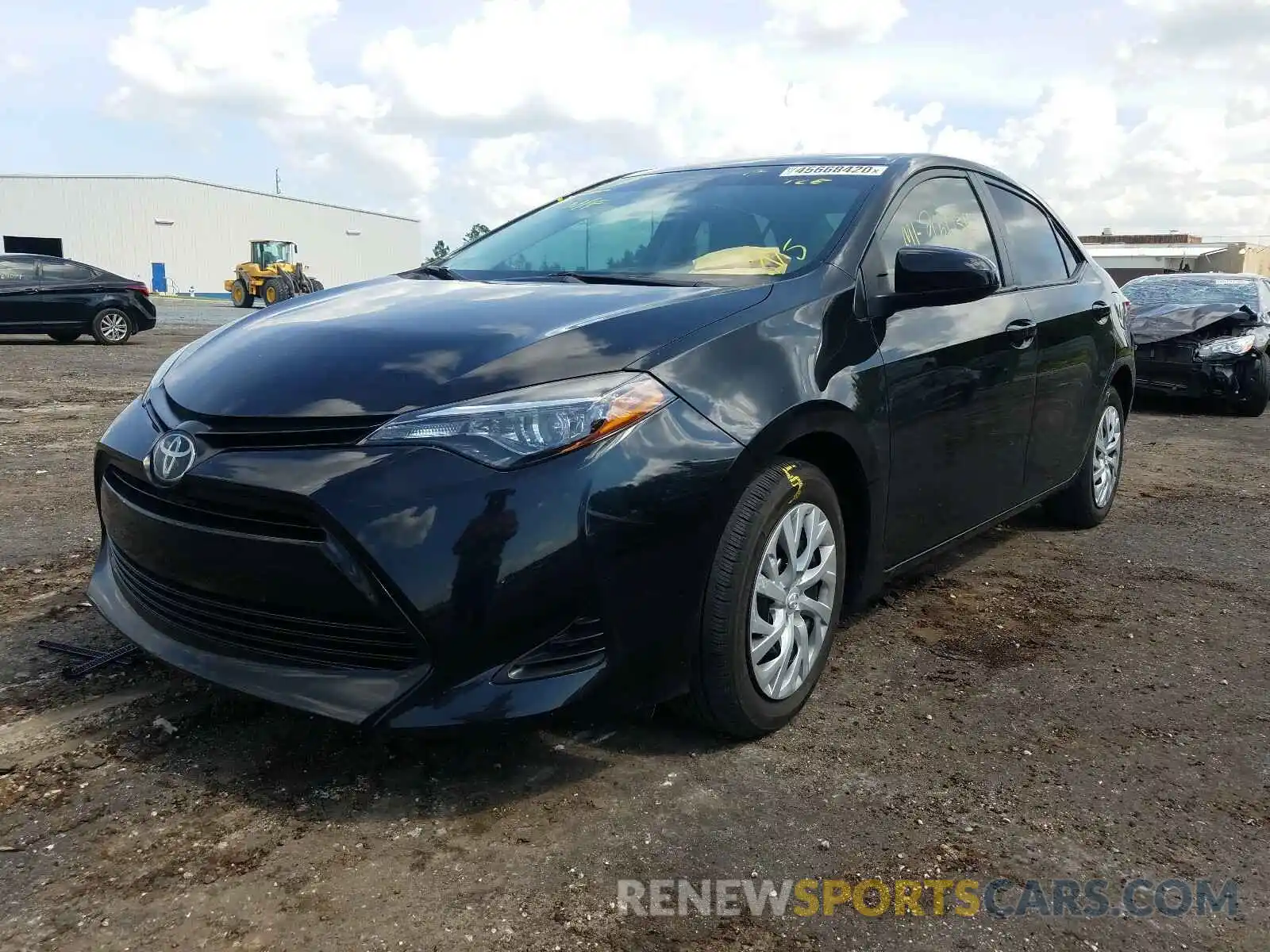 2 Photograph of a damaged car 5YFBURHE1KP892849 TOYOTA COROLLA 2019