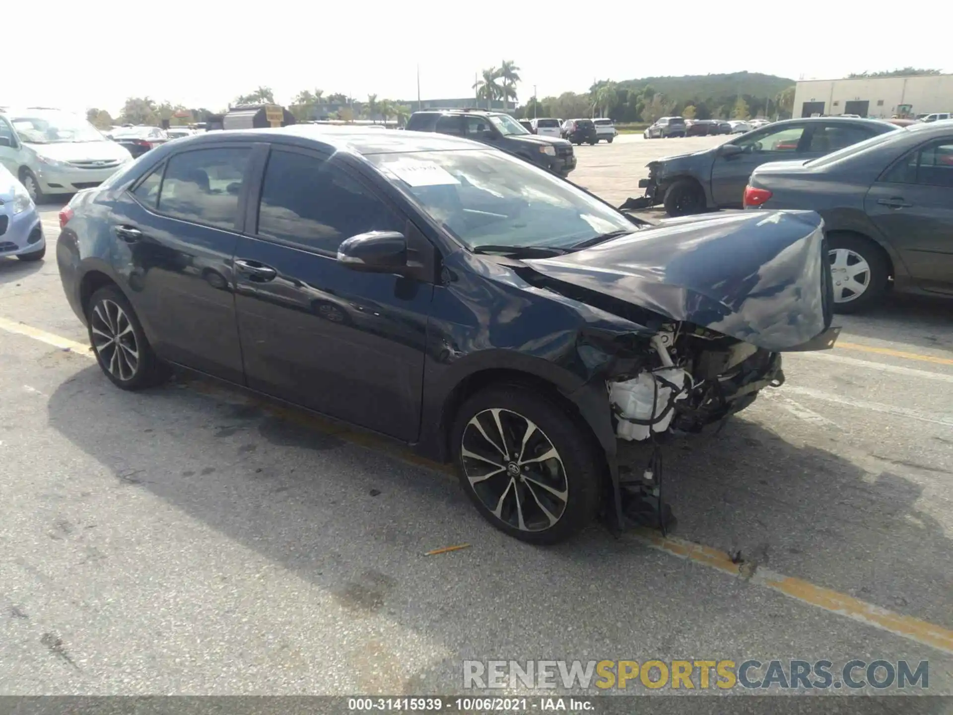 1 Photograph of a damaged car 5YFBURHE1KP892883 TOYOTA COROLLA 2019