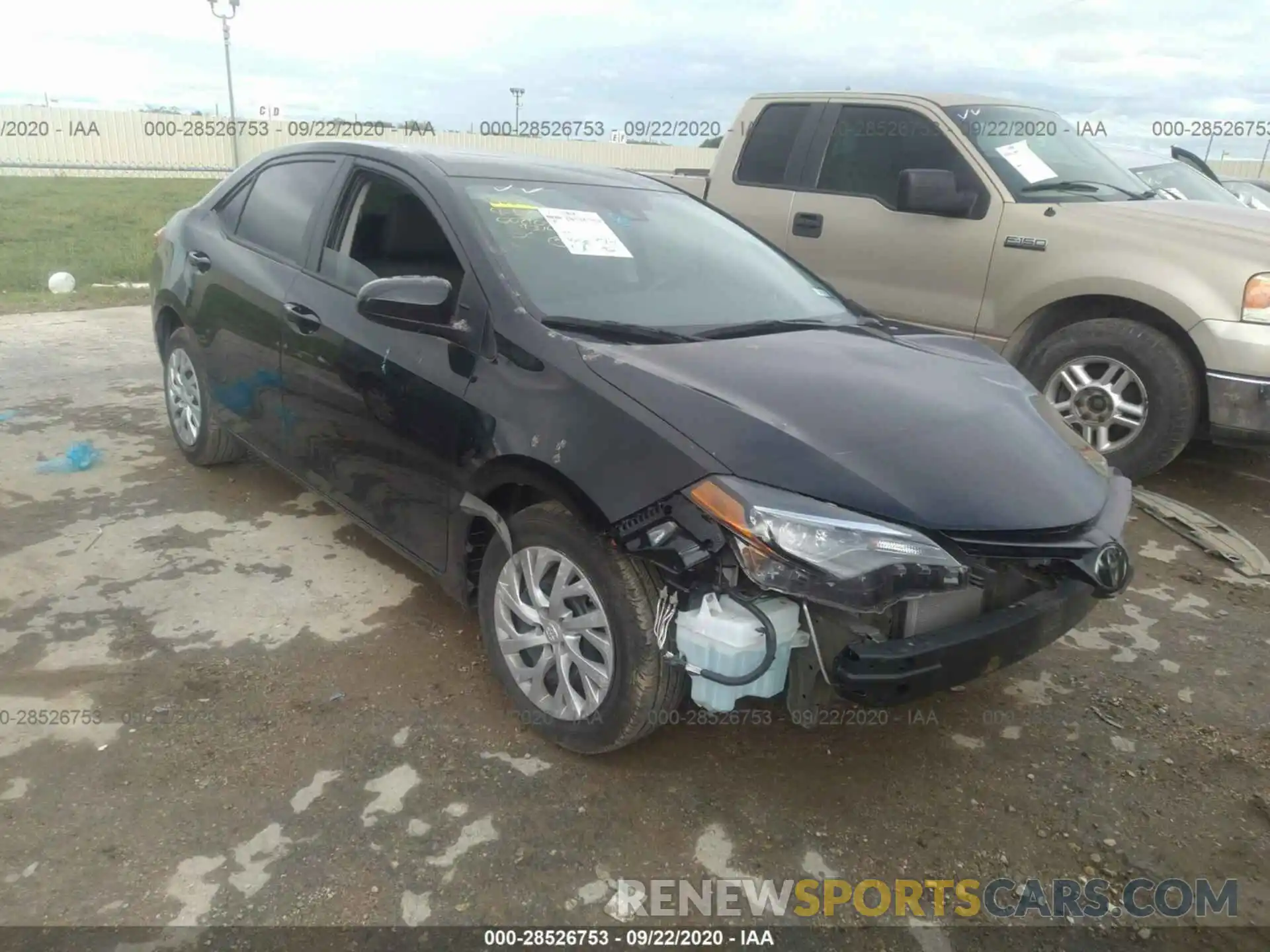 1 Photograph of a damaged car 5YFBURHE1KP893144 TOYOTA COROLLA 2019