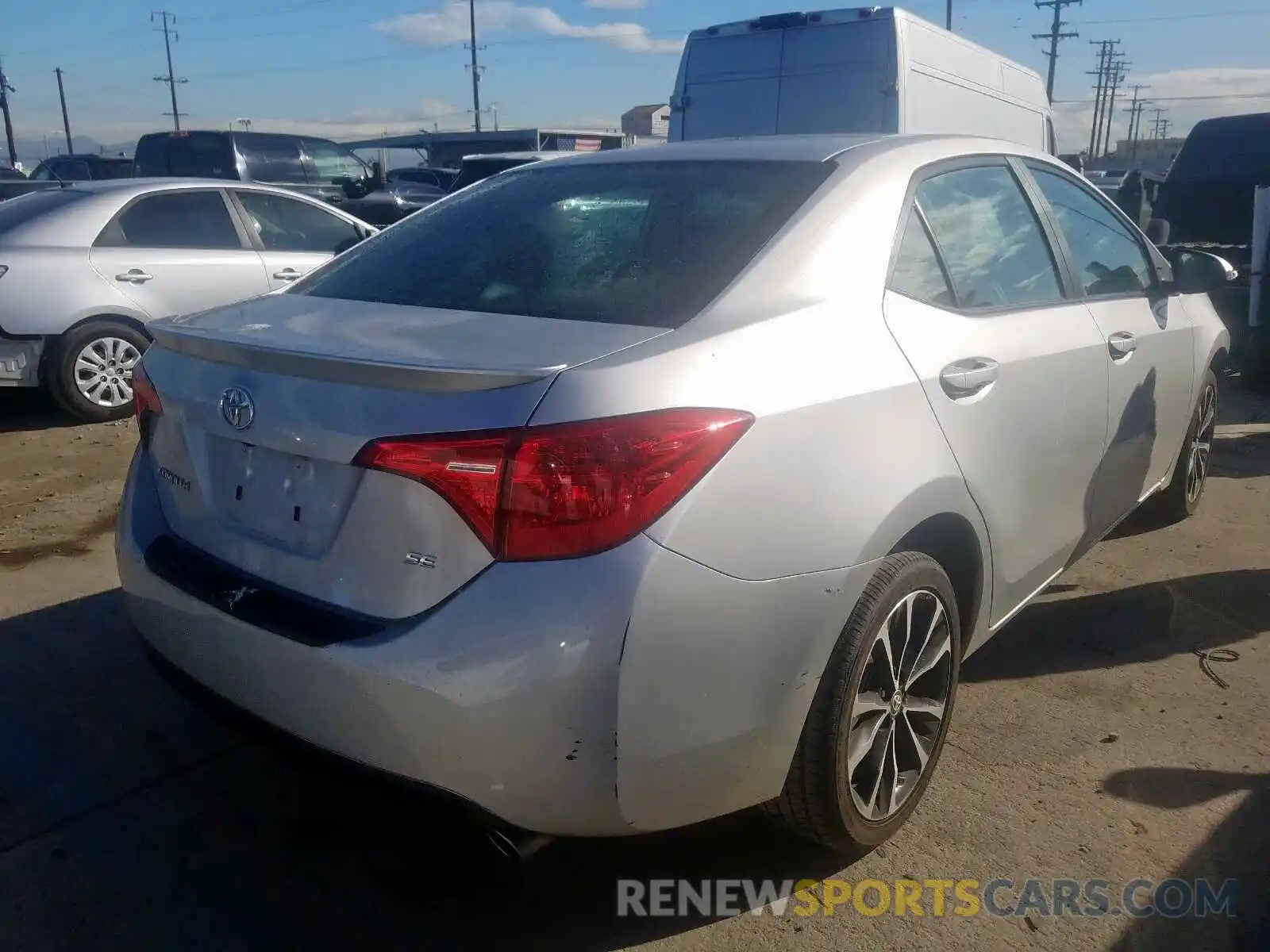 4 Photograph of a damaged car 5YFBURHE1KP893192 TOYOTA COROLLA 2019