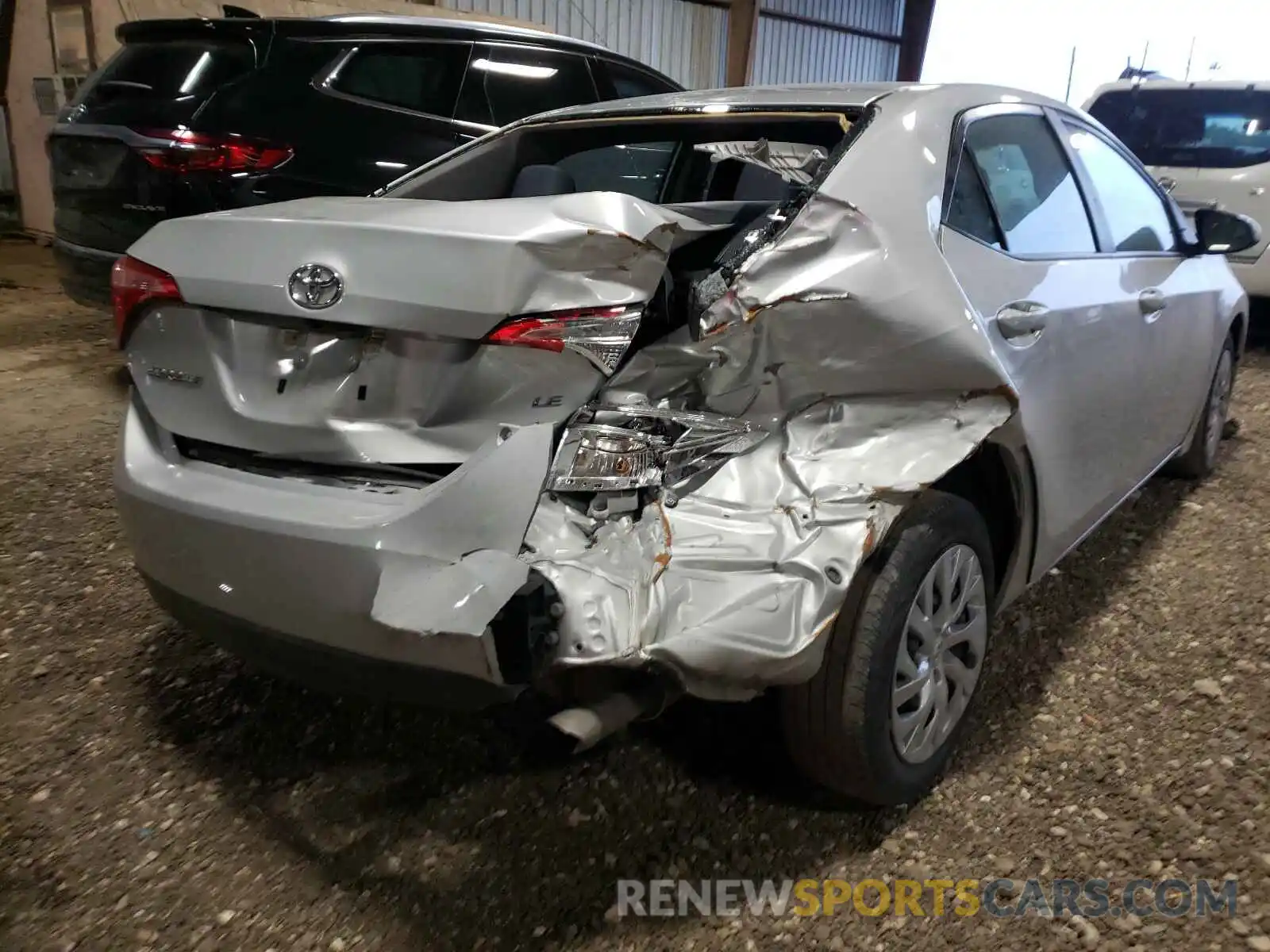 4 Photograph of a damaged car 5YFBURHE1KP893273 TOYOTA COROLLA 2019