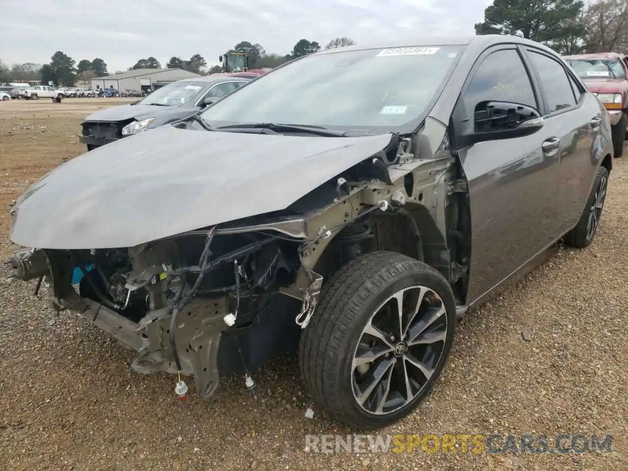 2 Photograph of a damaged car 5YFBURHE1KP893497 TOYOTA COROLLA 2019