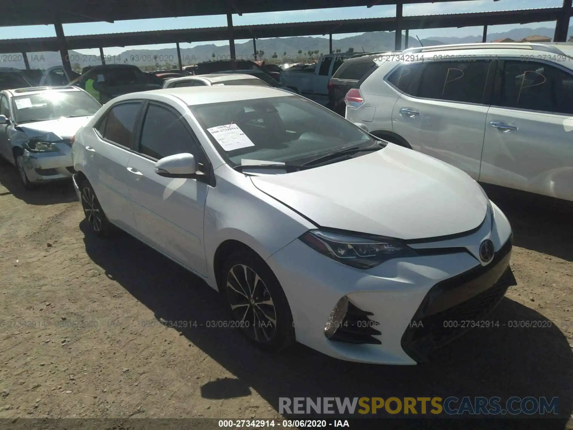 1 Photograph of a damaged car 5YFBURHE1KP893922 TOYOTA COROLLA 2019