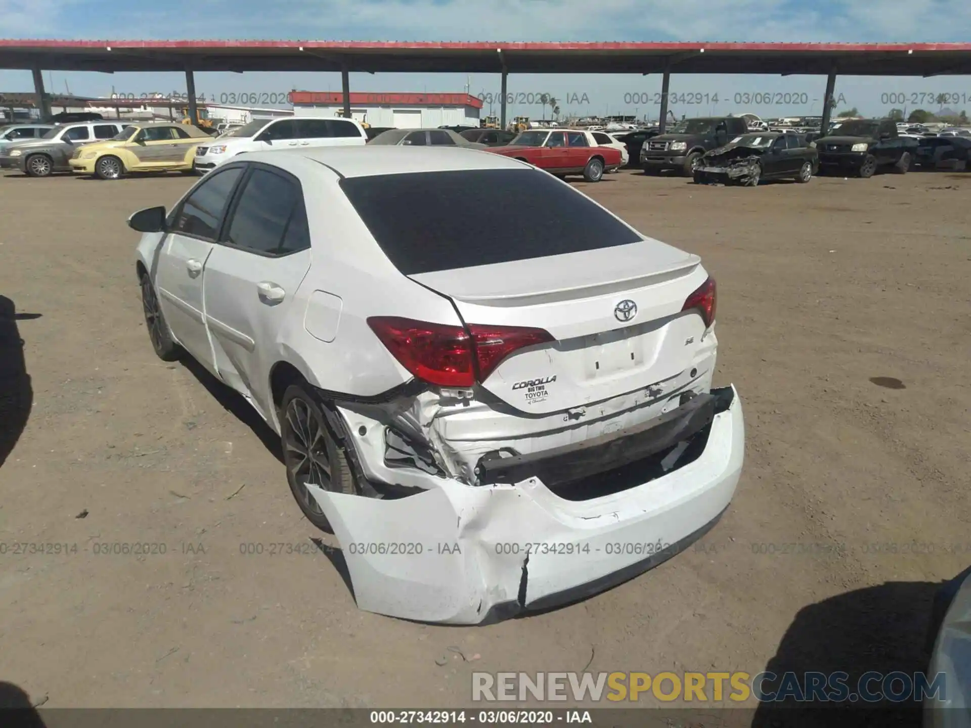 6 Photograph of a damaged car 5YFBURHE1KP893922 TOYOTA COROLLA 2019