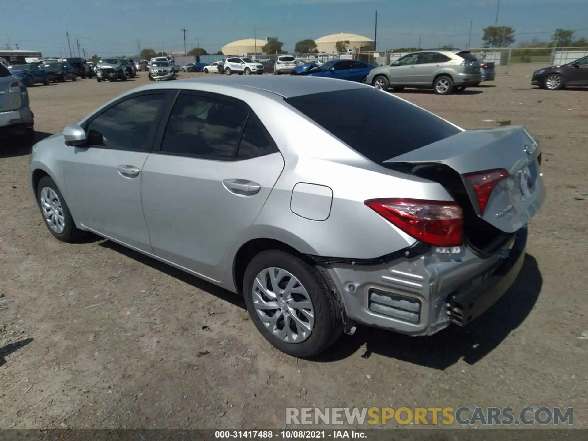 3 Photograph of a damaged car 5YFBURHE1KP893998 TOYOTA COROLLA 2019