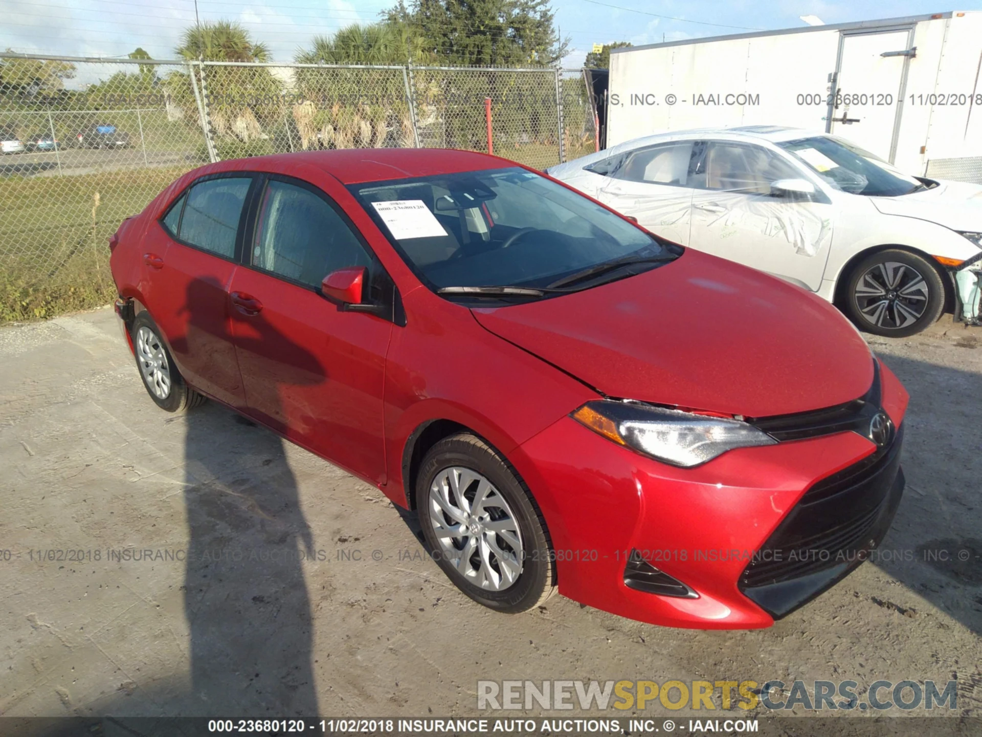 1 Photograph of a damaged car 5YFBURHE1KP894262 Toyota Corolla 2019