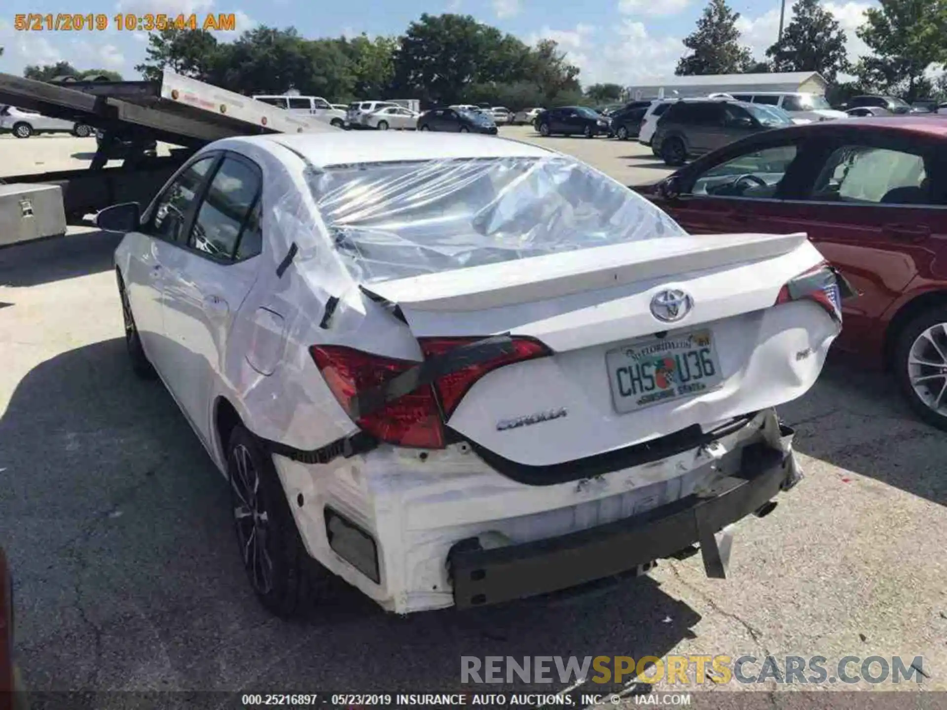 12 Photograph of a damaged car 5YFBURHE1KP894391 TOYOTA COROLLA 2019