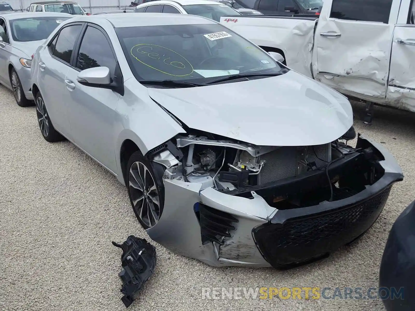 1 Фотография поврежденного автомобиля 5YFBURHE1KP894455 TOYOTA COROLLA 2019