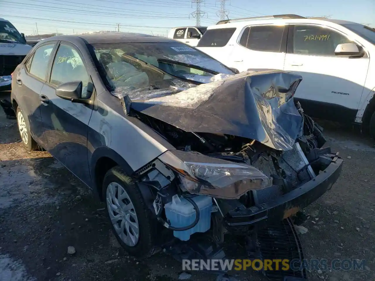 1 Photograph of a damaged car 5YFBURHE1KP894598 TOYOTA COROLLA 2019