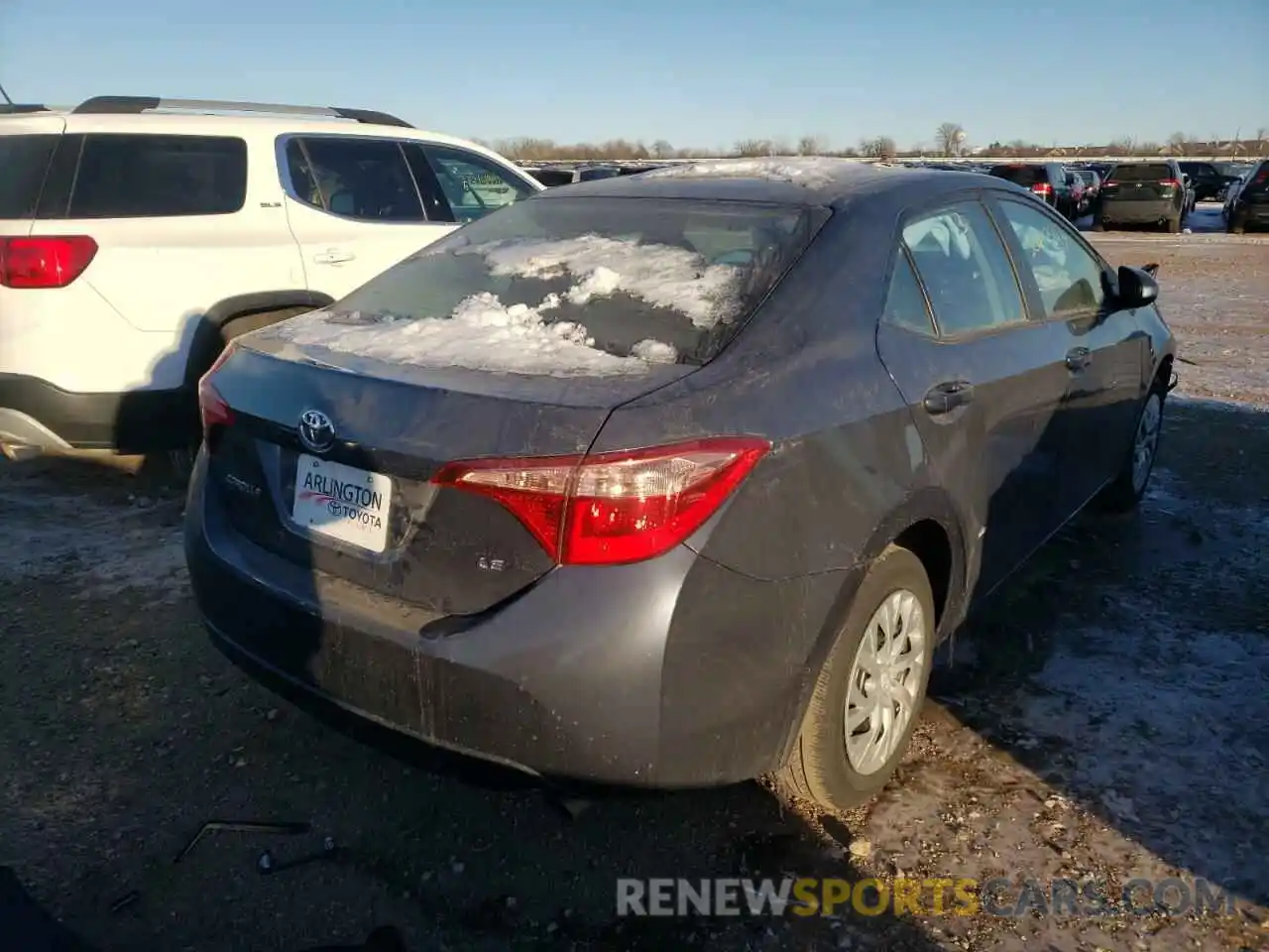 4 Photograph of a damaged car 5YFBURHE1KP894598 TOYOTA COROLLA 2019