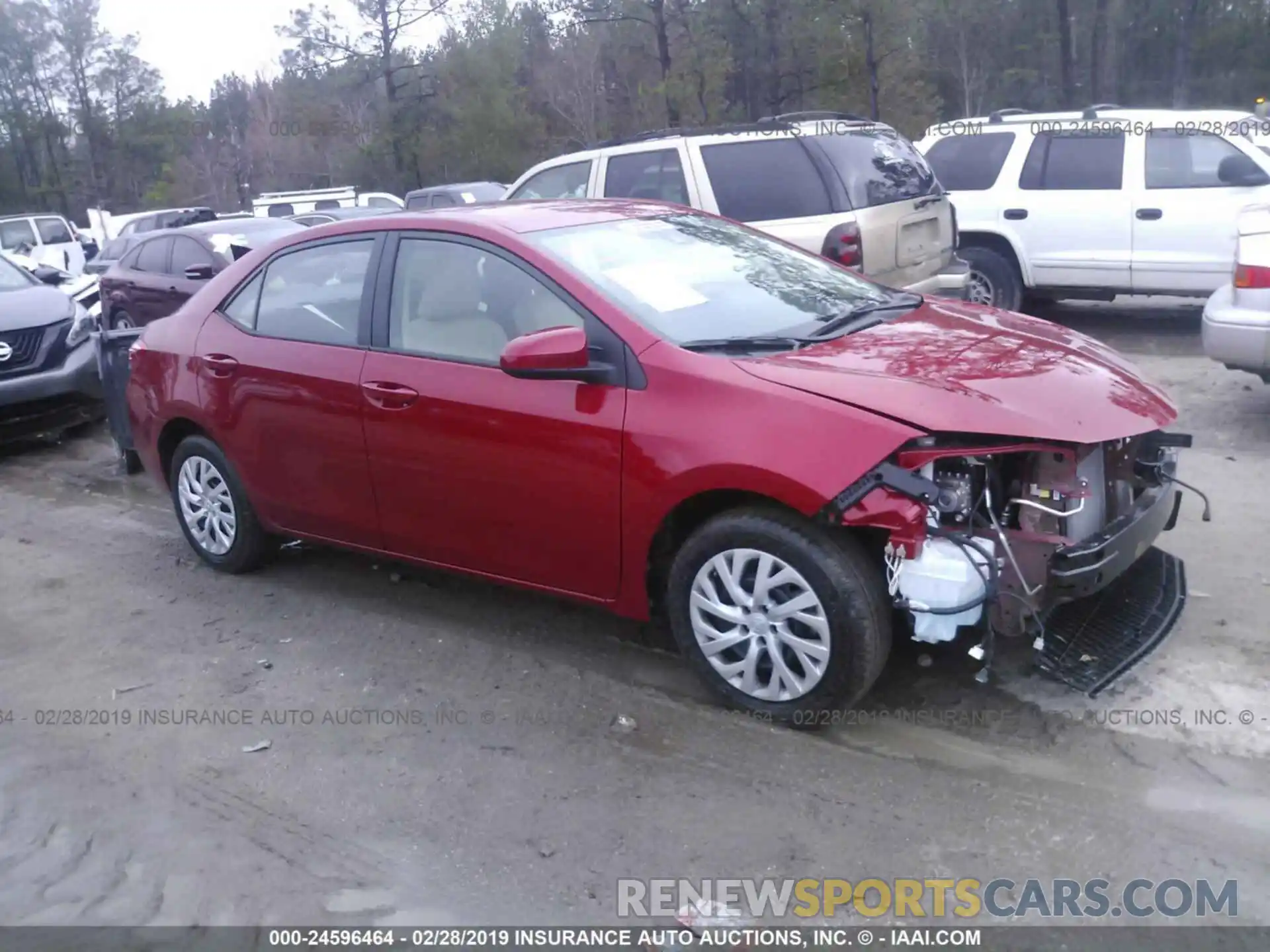 1 Photograph of a damaged car 5YFBURHE1KP895119 TOYOTA COROLLA 2019