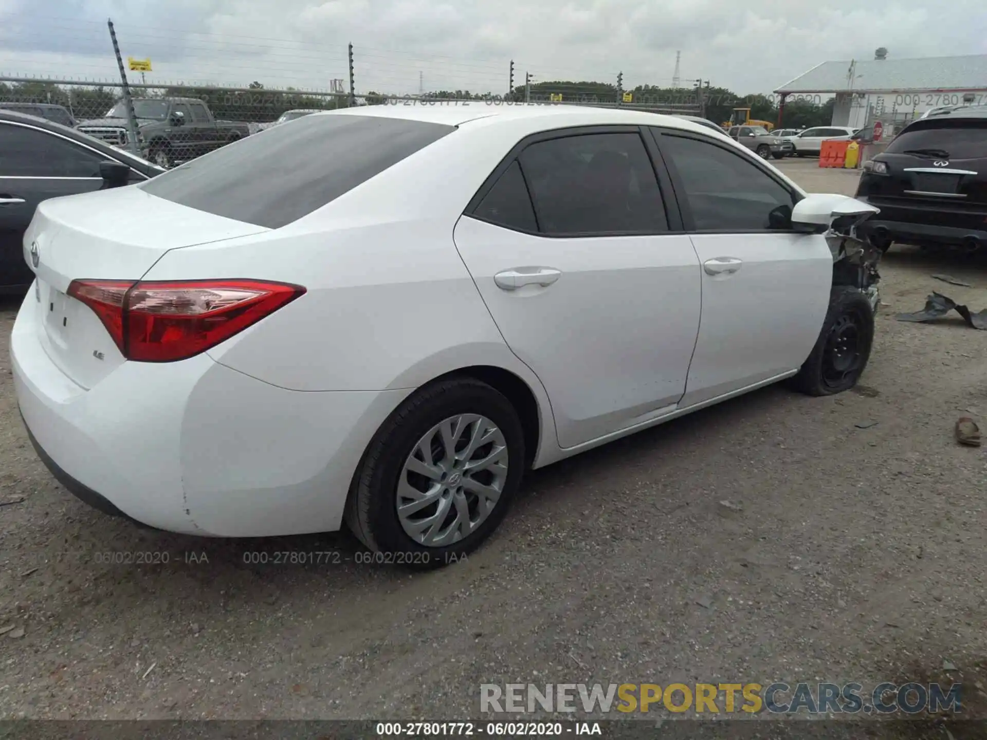 4 Photograph of a damaged car 5YFBURHE1KP895184 TOYOTA COROLLA 2019