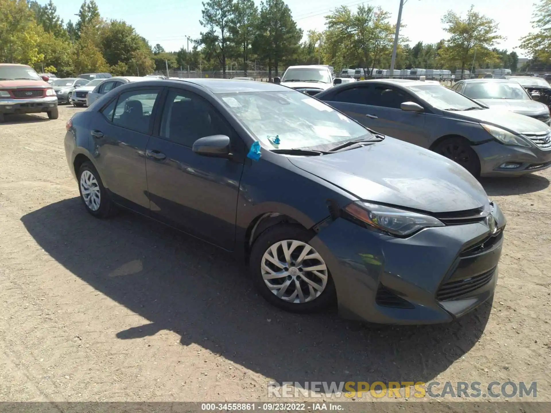 1 Photograph of a damaged car 5YFBURHE1KP895590 TOYOTA COROLLA 2019