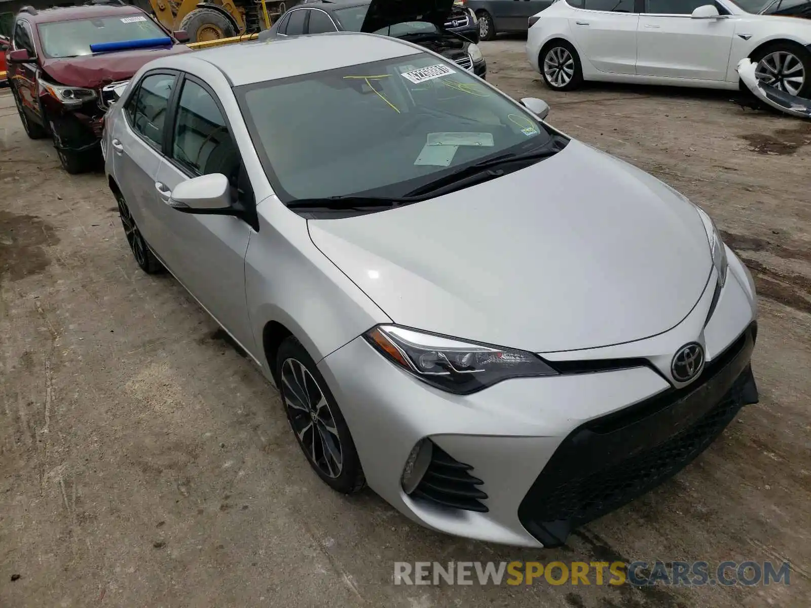 1 Photograph of a damaged car 5YFBURHE1KP896058 TOYOTA COROLLA 2019