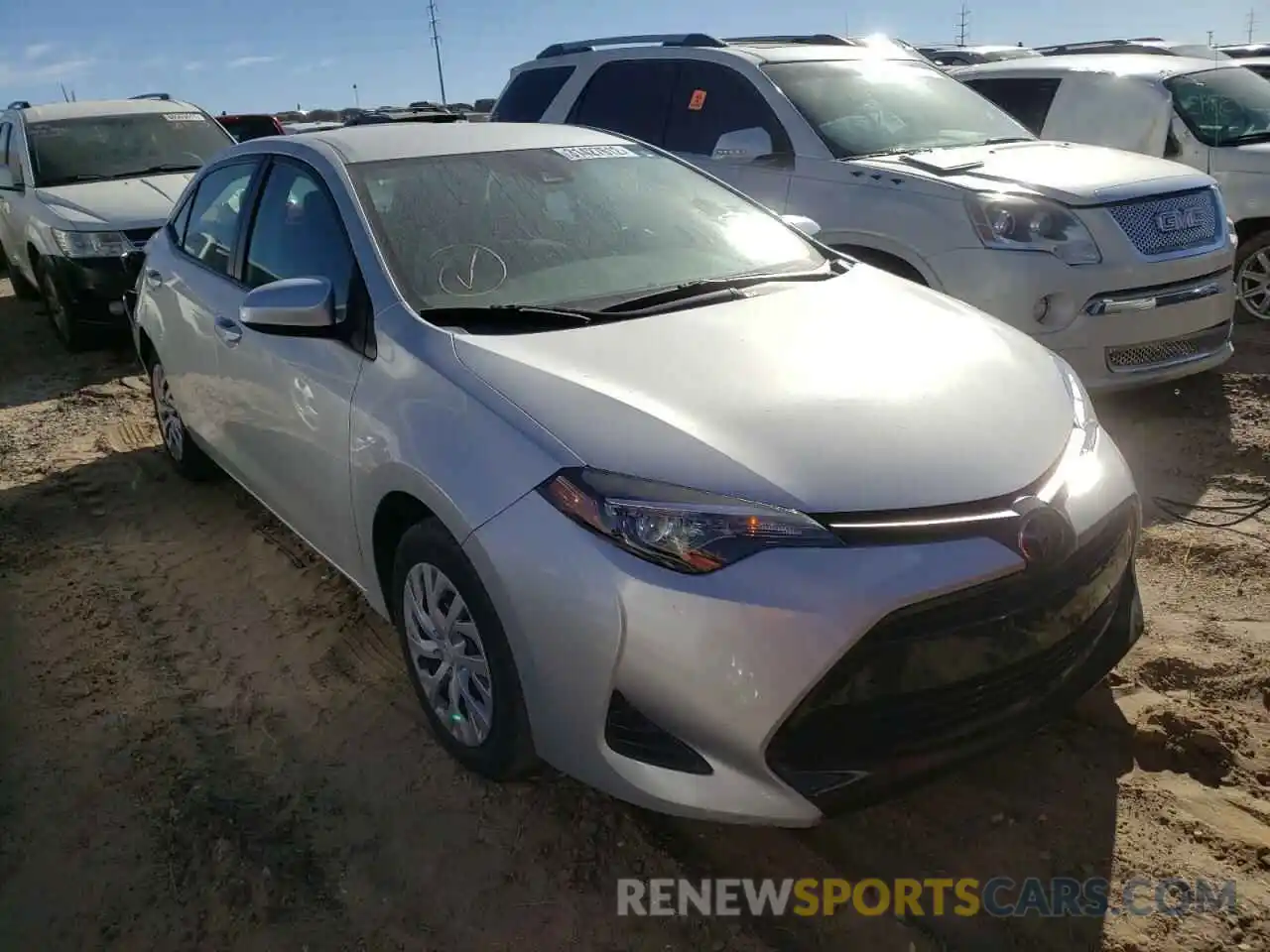 1 Photograph of a damaged car 5YFBURHE1KP896108 TOYOTA COROLLA 2019