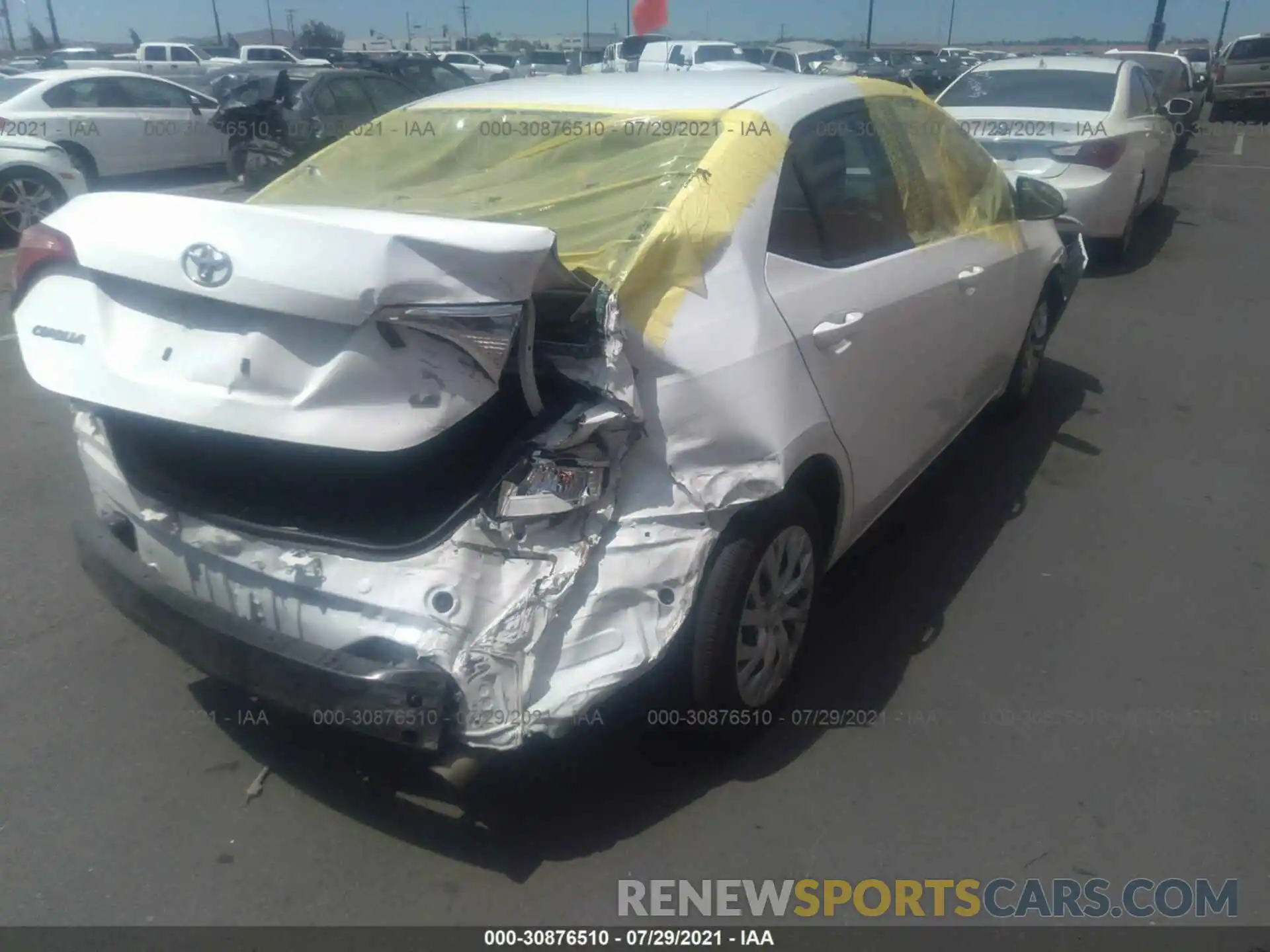 4 Photograph of a damaged car 5YFBURHE1KP896240 TOYOTA COROLLA 2019