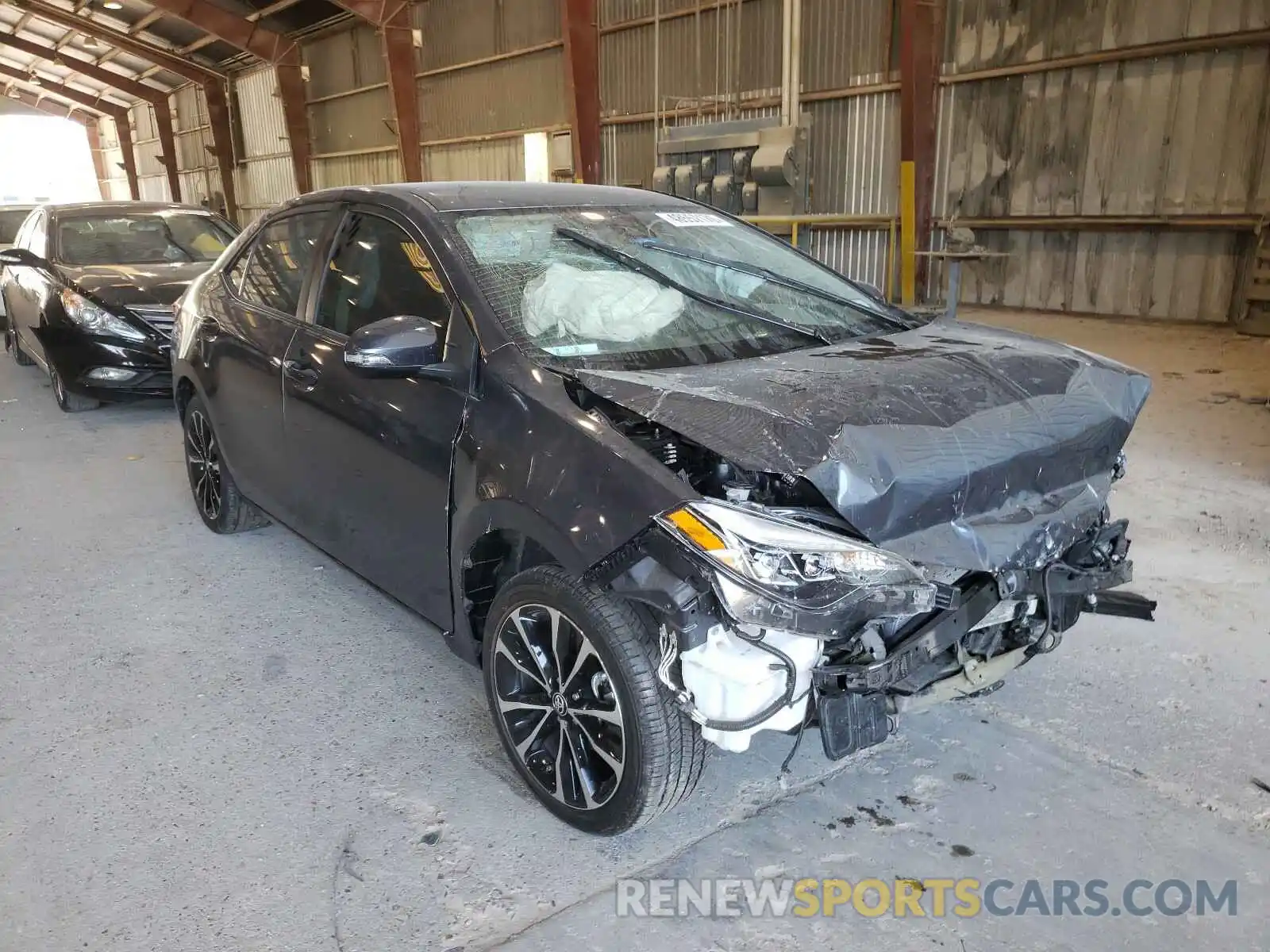 1 Photograph of a damaged car 5YFBURHE1KP896285 TOYOTA COROLLA 2019