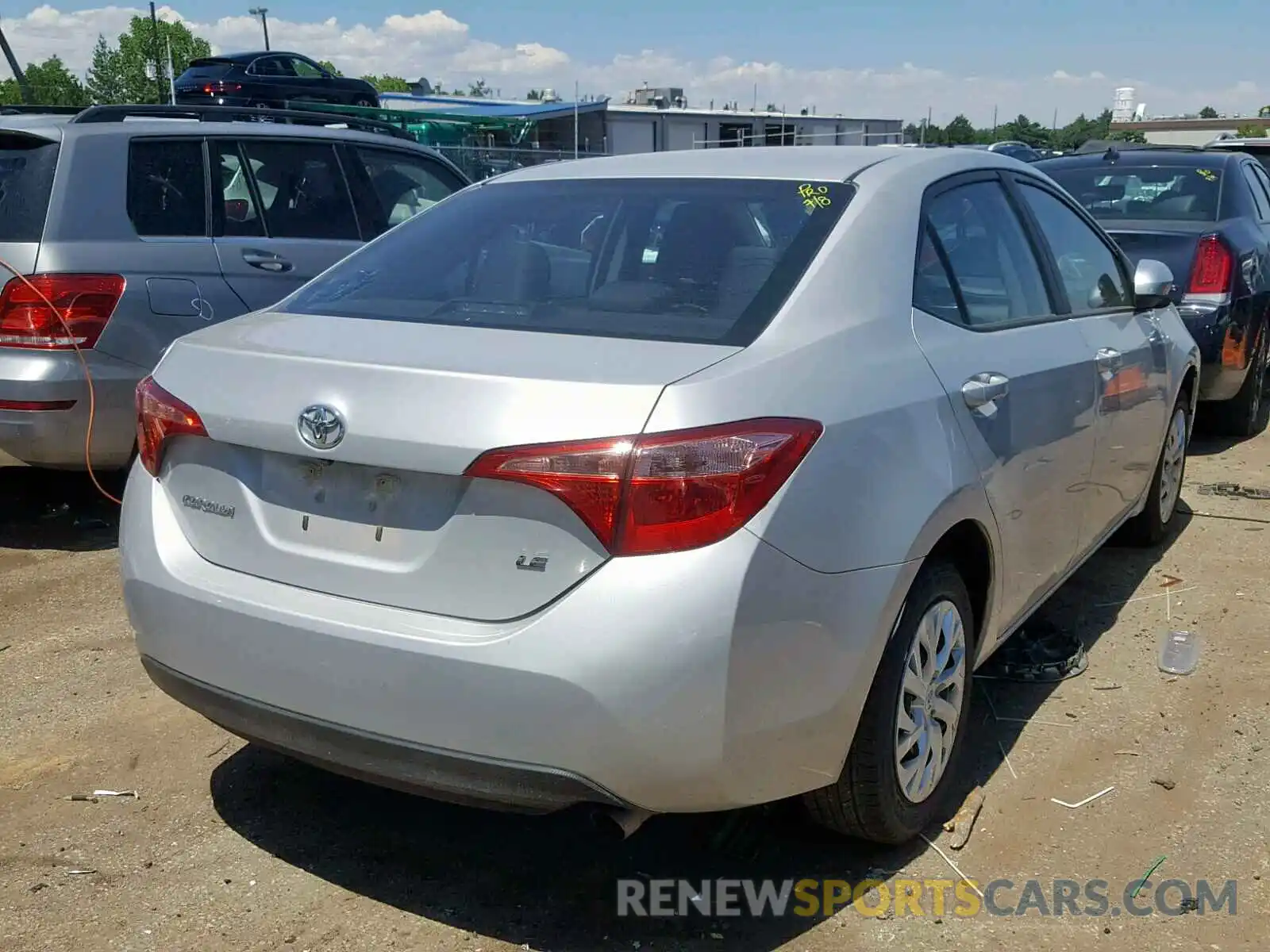 4 Photograph of a damaged car 5YFBURHE1KP896383 TOYOTA COROLLA 2019