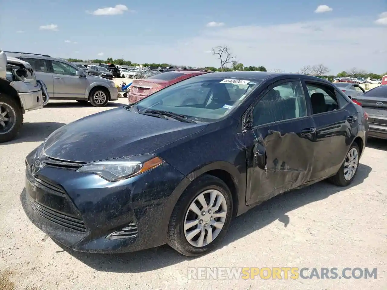 2 Photograph of a damaged car 5YFBURHE1KP896951 TOYOTA COROLLA 2019