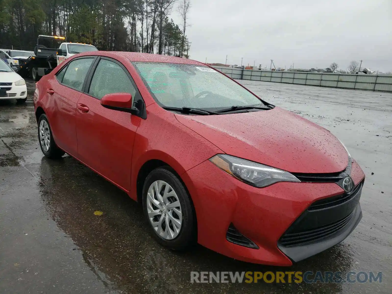 1 Photograph of a damaged car 5YFBURHE1KP897078 TOYOTA COROLLA 2019