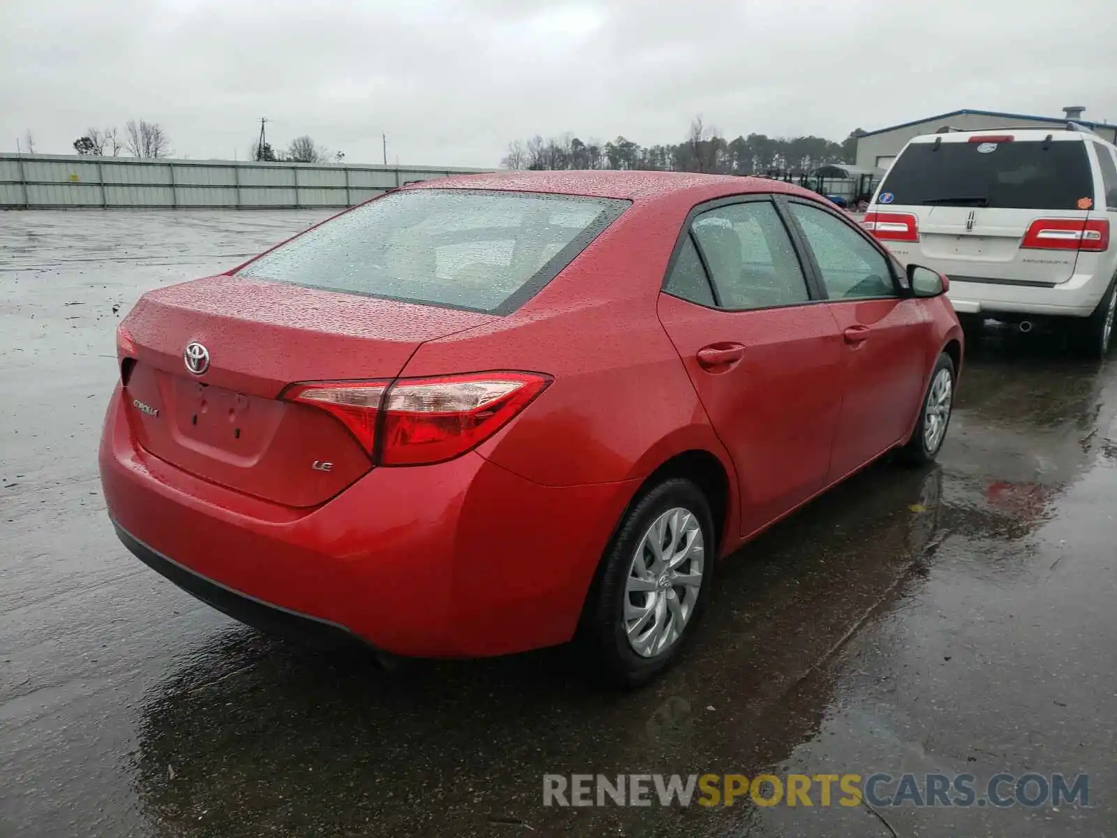 4 Photograph of a damaged car 5YFBURHE1KP897078 TOYOTA COROLLA 2019