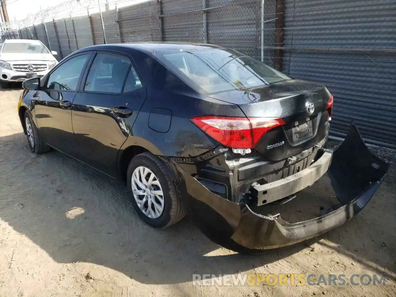 3 Photograph of a damaged car 5YFBURHE1KP897100 TOYOTA COROLLA 2019