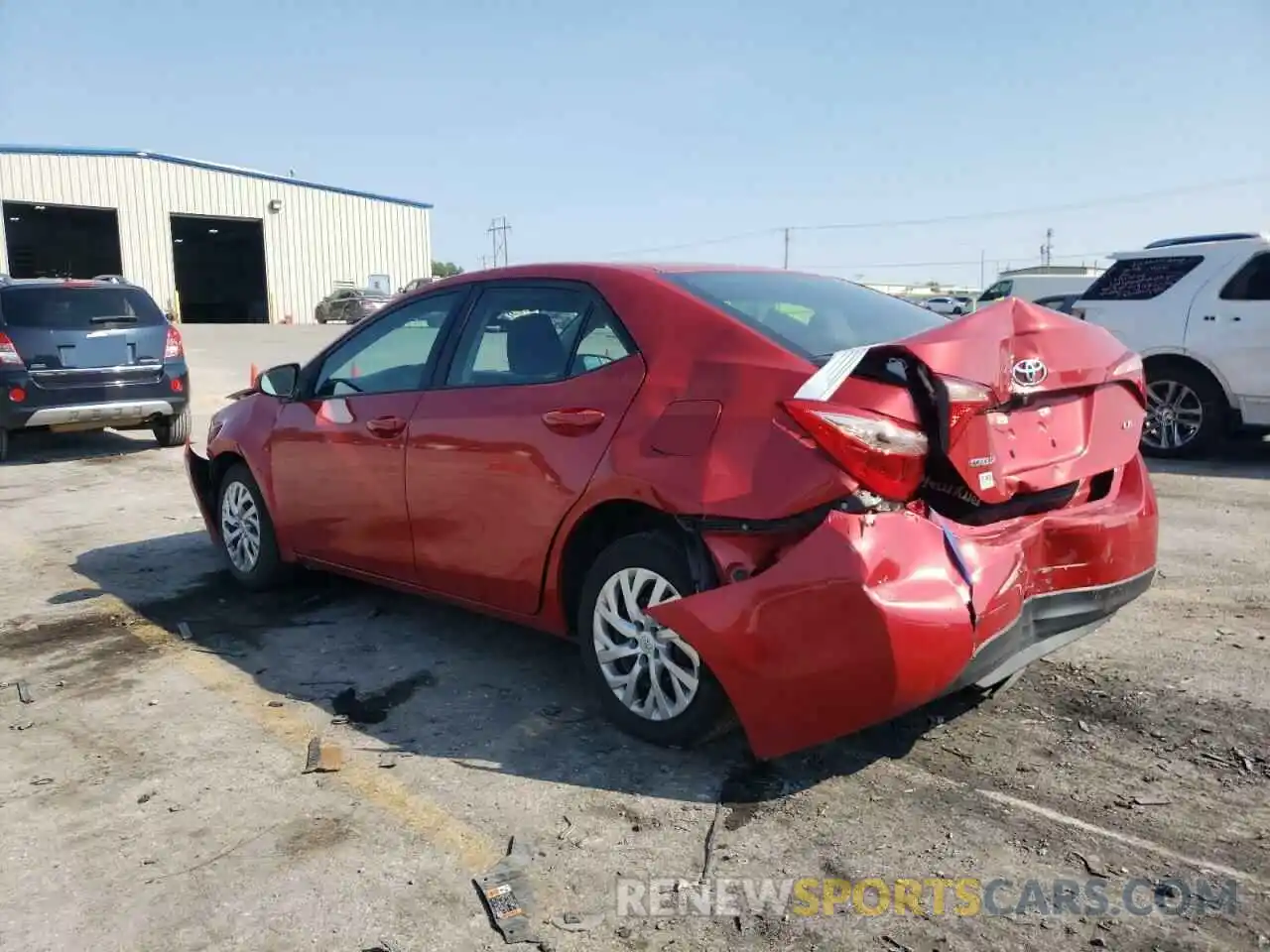 3 Photograph of a damaged car 5YFBURHE1KP897209 TOYOTA COROLLA 2019