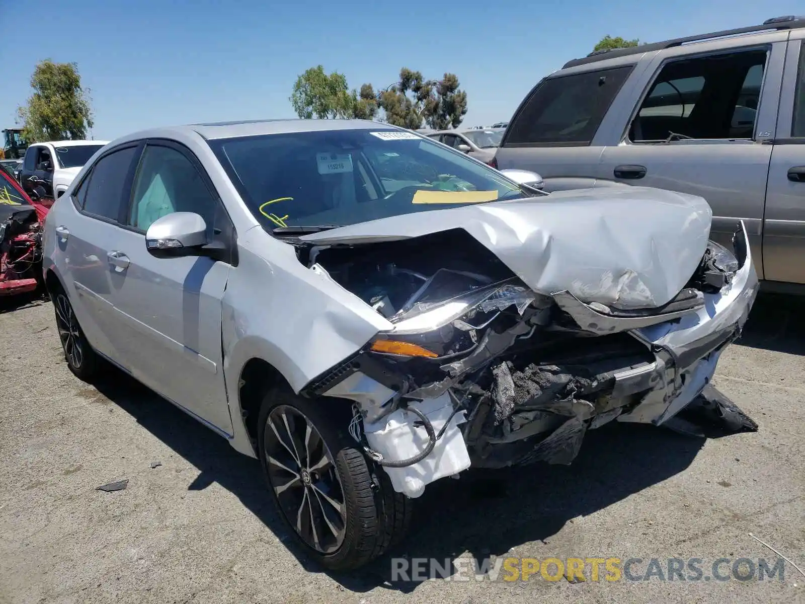 1 Photograph of a damaged car 5YFBURHE1KP897260 TOYOTA COROLLA 2019