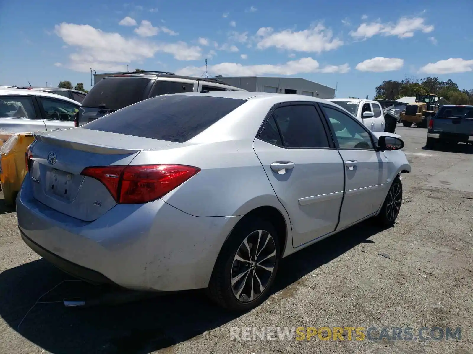 4 Photograph of a damaged car 5YFBURHE1KP897260 TOYOTA COROLLA 2019