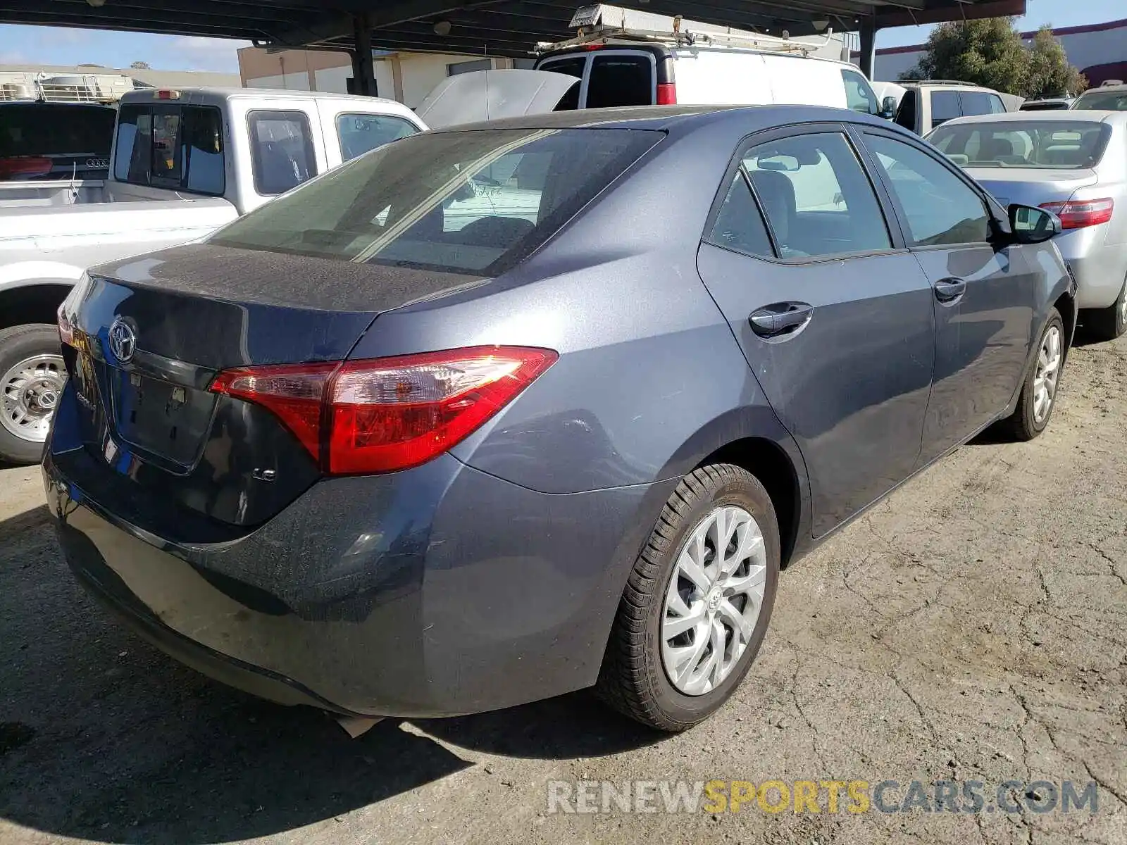 4 Photograph of a damaged car 5YFBURHE1KP897548 TOYOTA COROLLA 2019