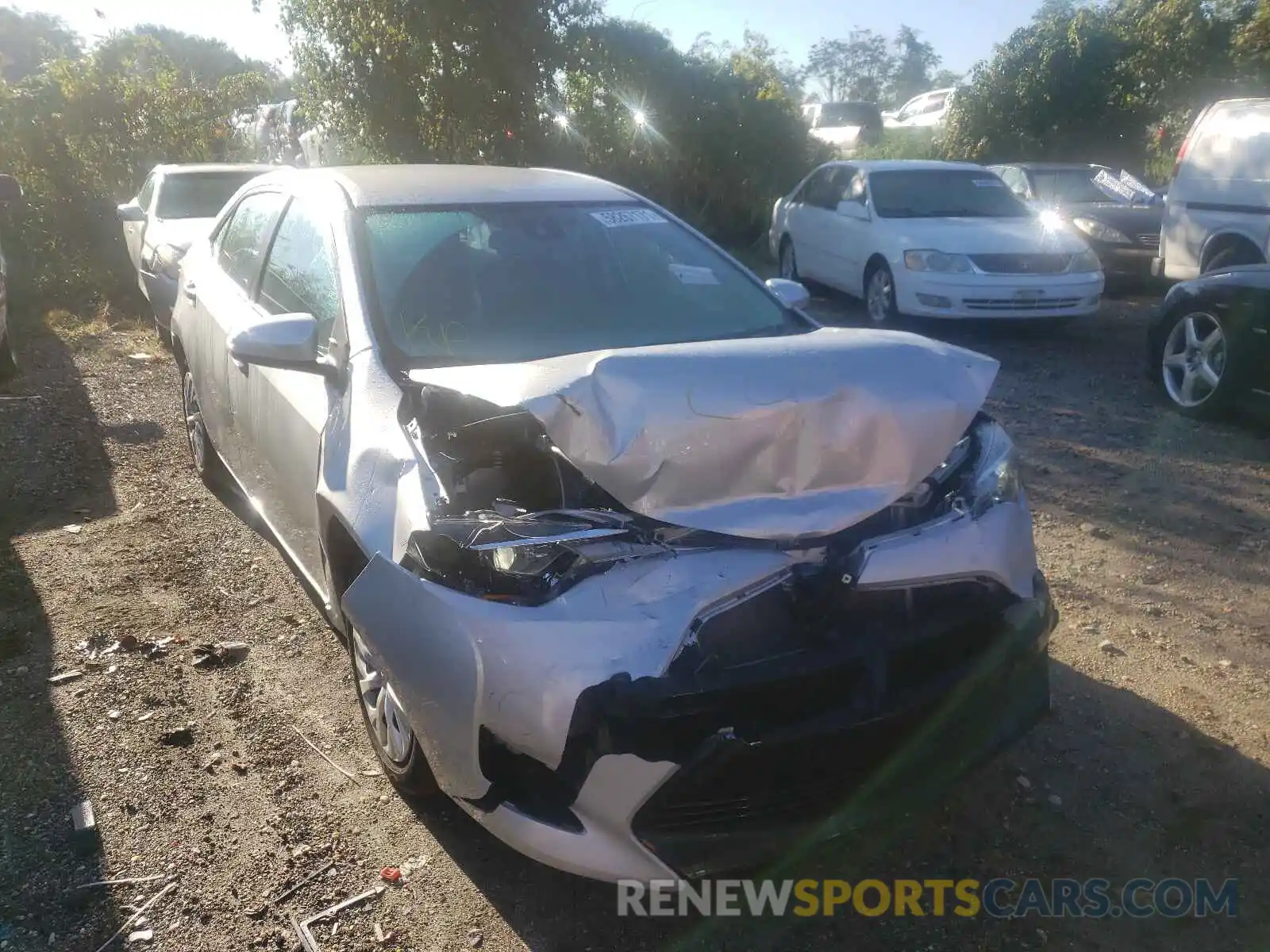 1 Photograph of a damaged car 5YFBURHE1KP897601 TOYOTA COROLLA 2019