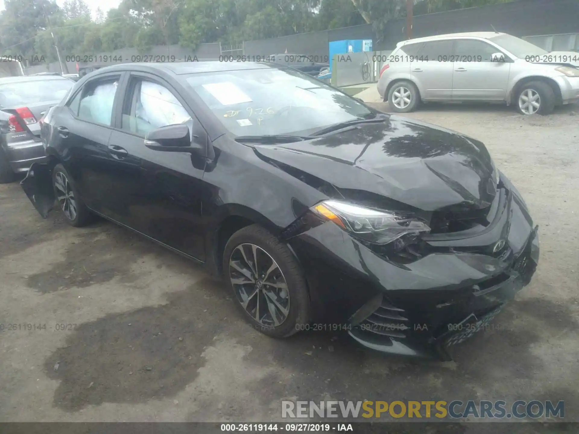 1 Photograph of a damaged car 5YFBURHE1KP897615 TOYOTA COROLLA 2019