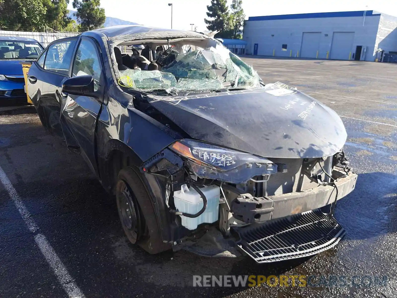 1 Photograph of a damaged car 5YFBURHE1KP897713 TOYOTA COROLLA 2019