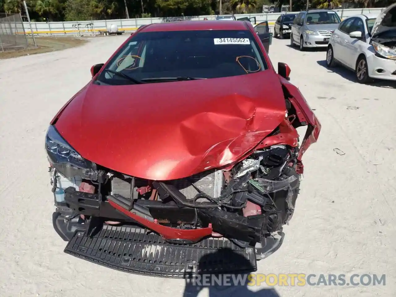 9 Photograph of a damaged car 5YFBURHE1KP897839 TOYOTA COROLLA 2019