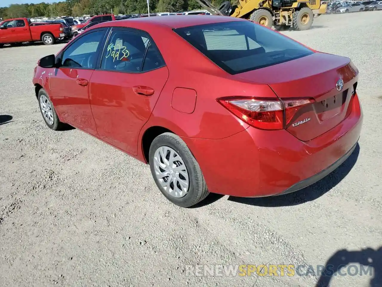 3 Photograph of a damaged car 5YFBURHE1KP897937 TOYOTA COROLLA 2019