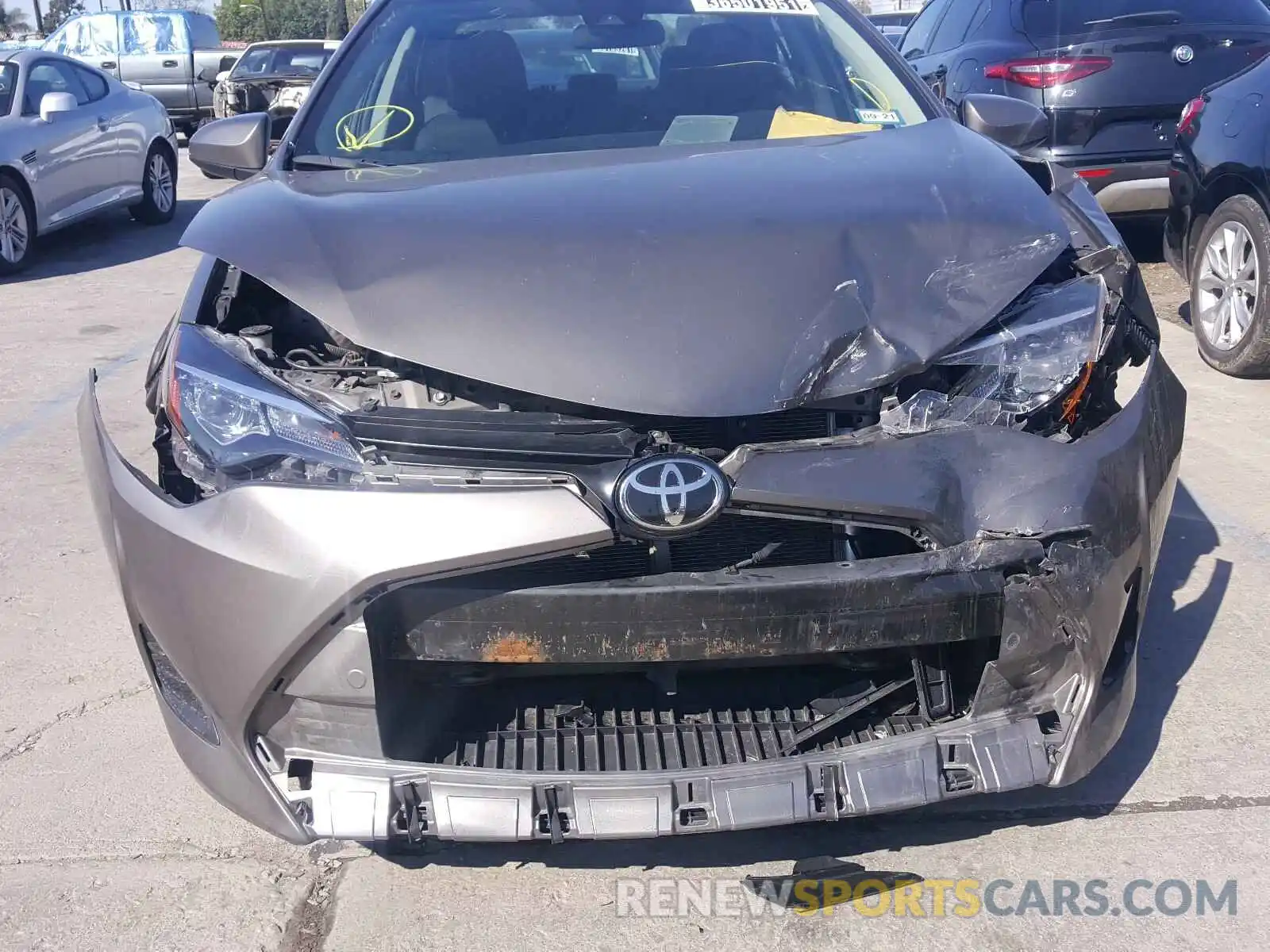 9 Photograph of a damaged car 5YFBURHE1KP897999 TOYOTA COROLLA 2019