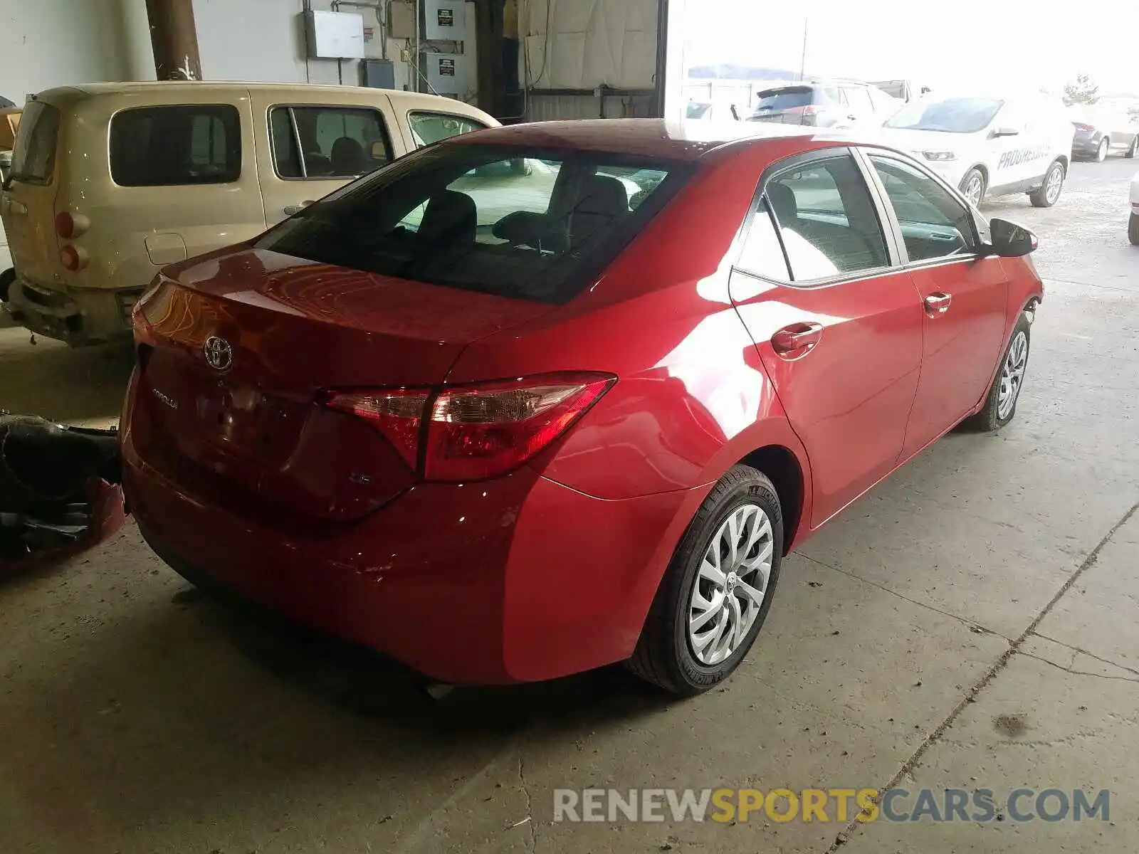 4 Photograph of a damaged car 5YFBURHE1KP898215 TOYOTA COROLLA 2019