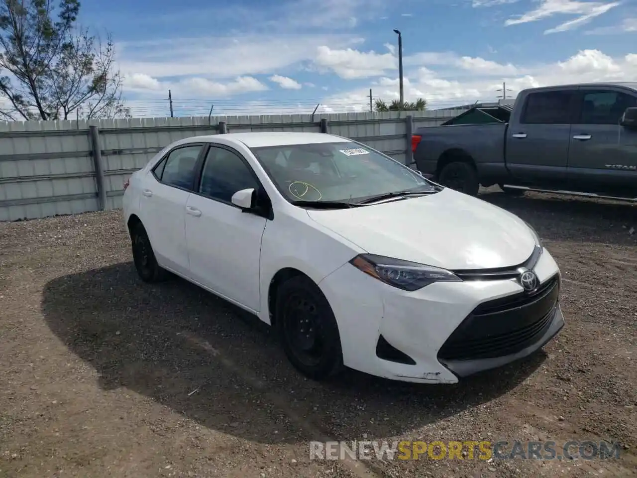 1 Photograph of a damaged car 5YFBURHE1KP898232 TOYOTA COROLLA 2019