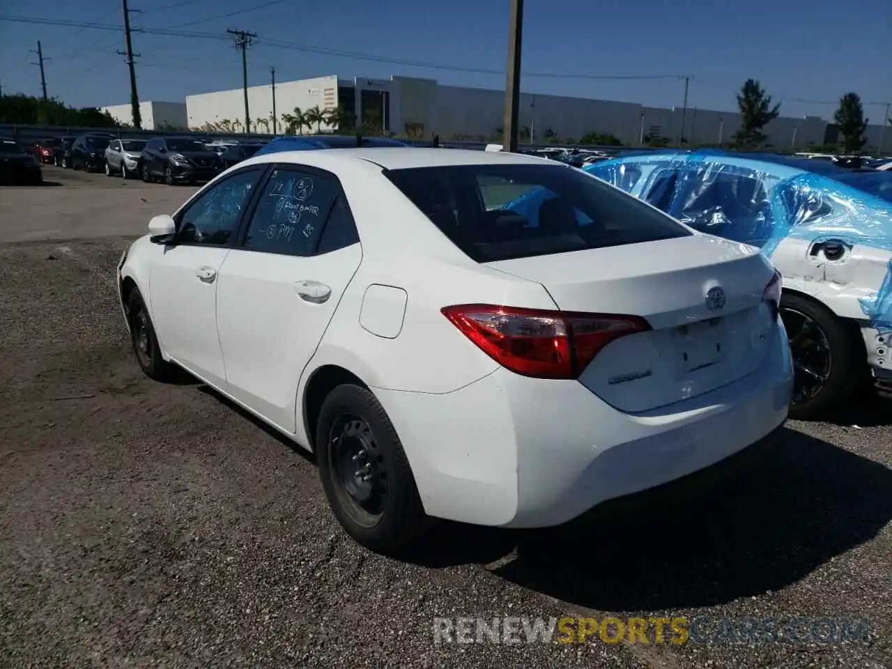 3 Photograph of a damaged car 5YFBURHE1KP898232 TOYOTA COROLLA 2019