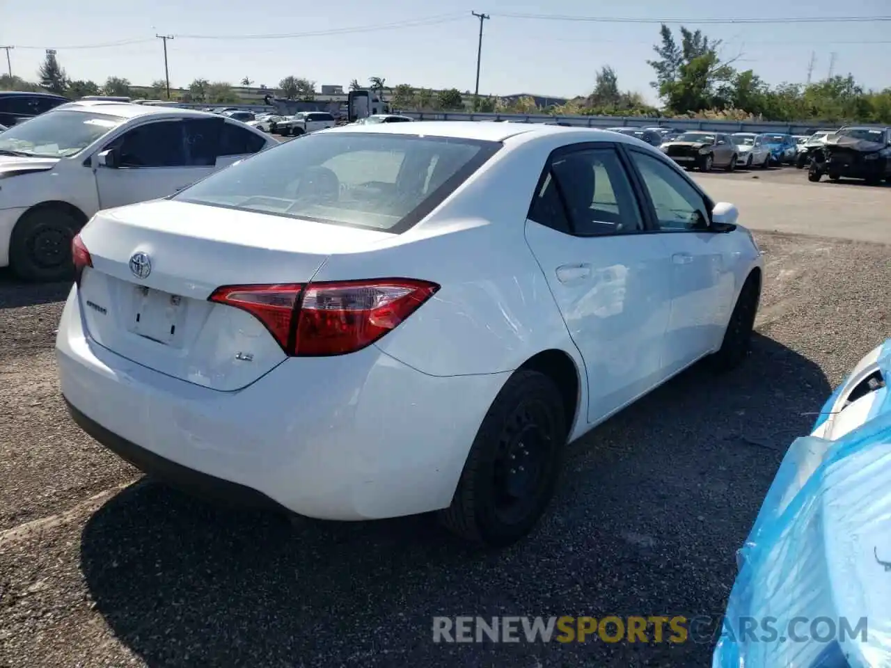 4 Photograph of a damaged car 5YFBURHE1KP898232 TOYOTA COROLLA 2019