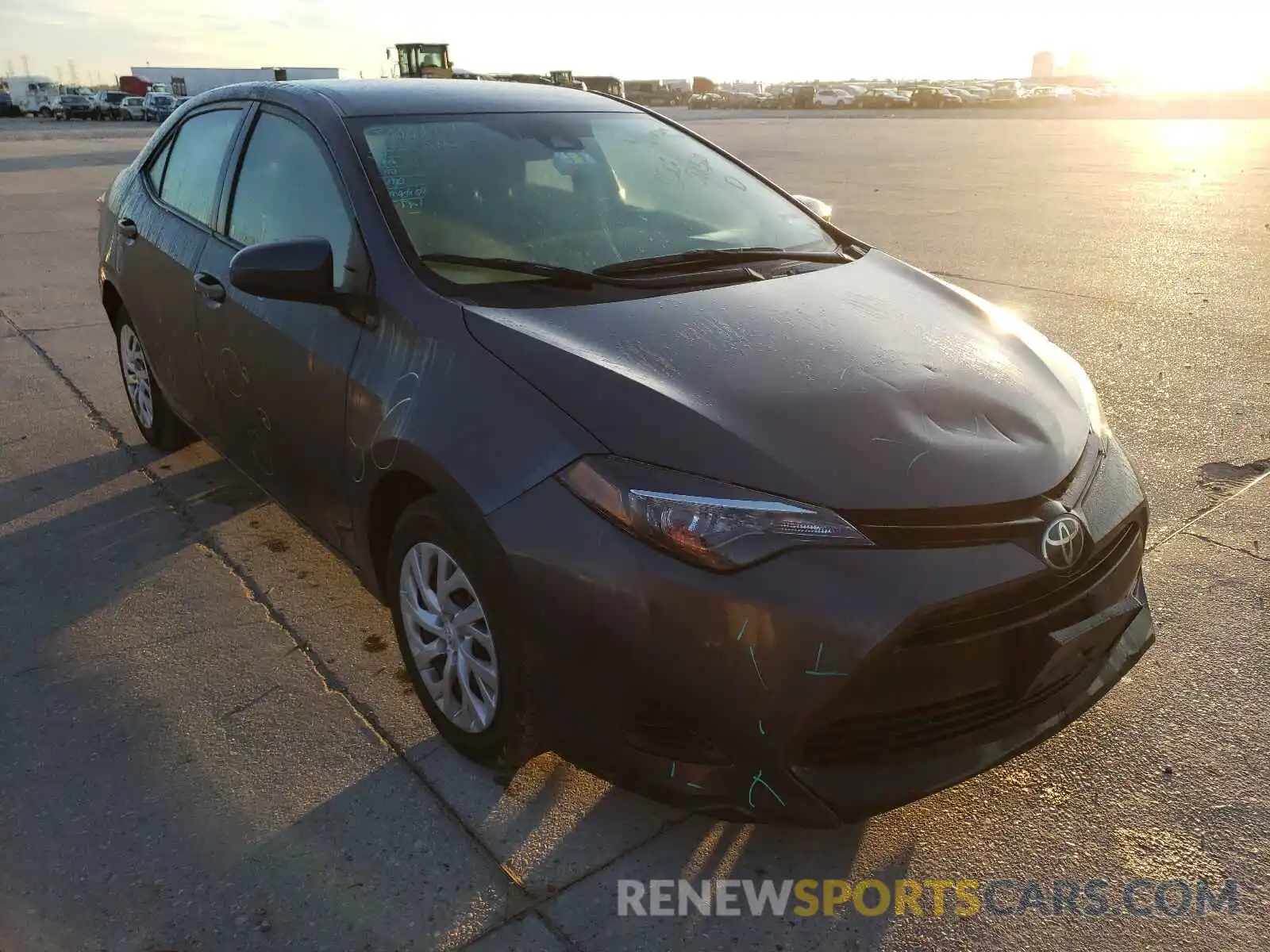 1 Photograph of a damaged car 5YFBURHE1KP898554 TOYOTA COROLLA 2019