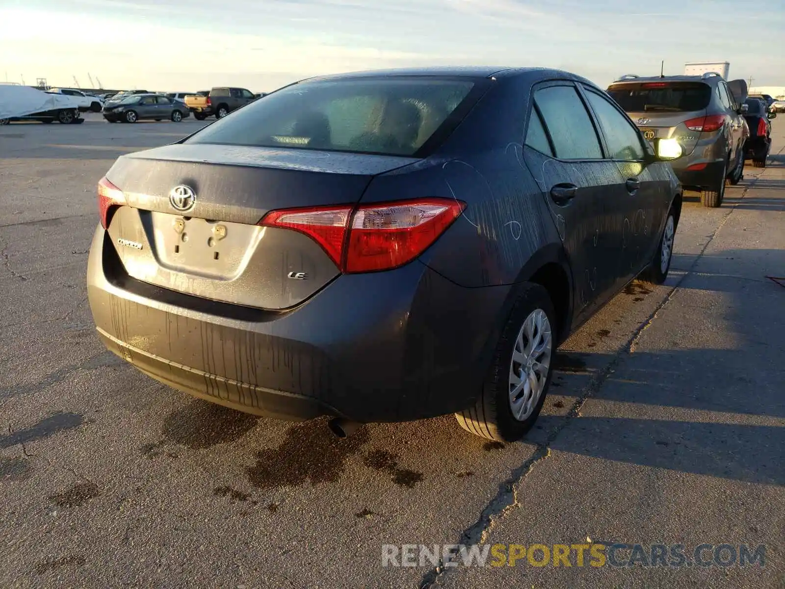 4 Photograph of a damaged car 5YFBURHE1KP898554 TOYOTA COROLLA 2019