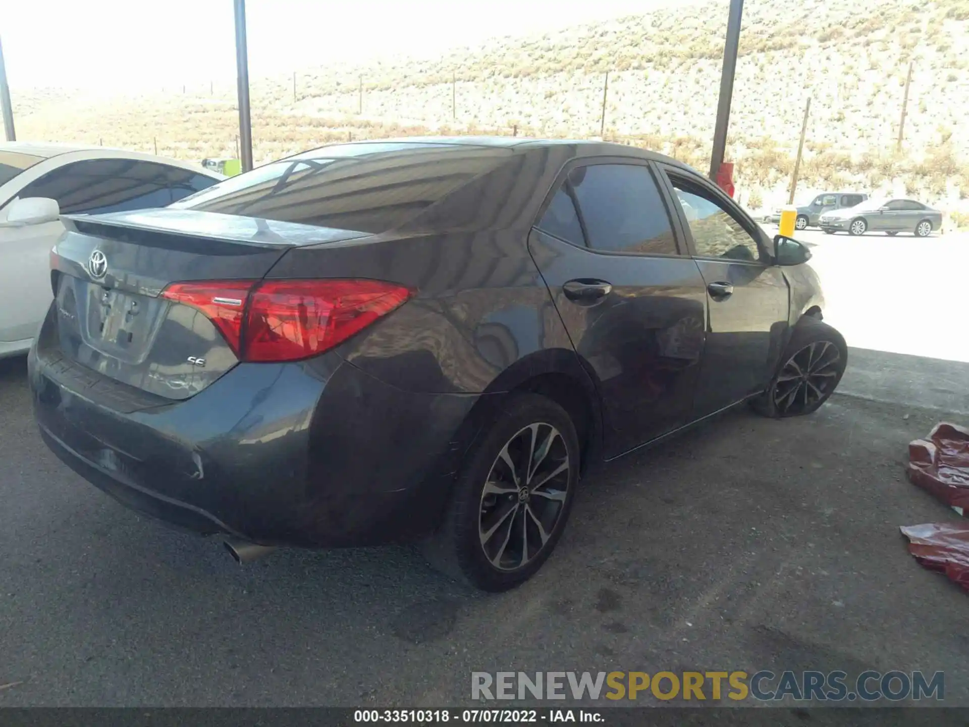 4 Photograph of a damaged car 5YFBURHE1KP898702 TOYOTA COROLLA 2019