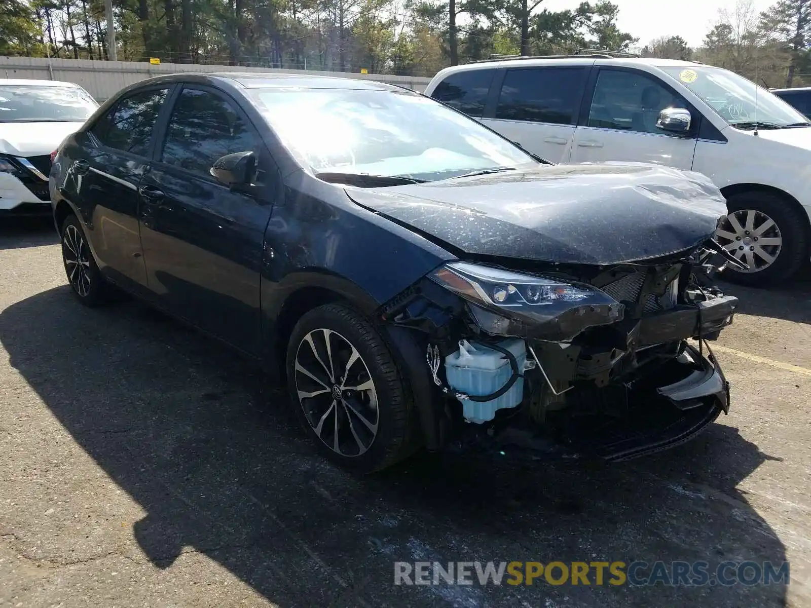 1 Photograph of a damaged car 5YFBURHE1KP898795 TOYOTA COROLLA 2019