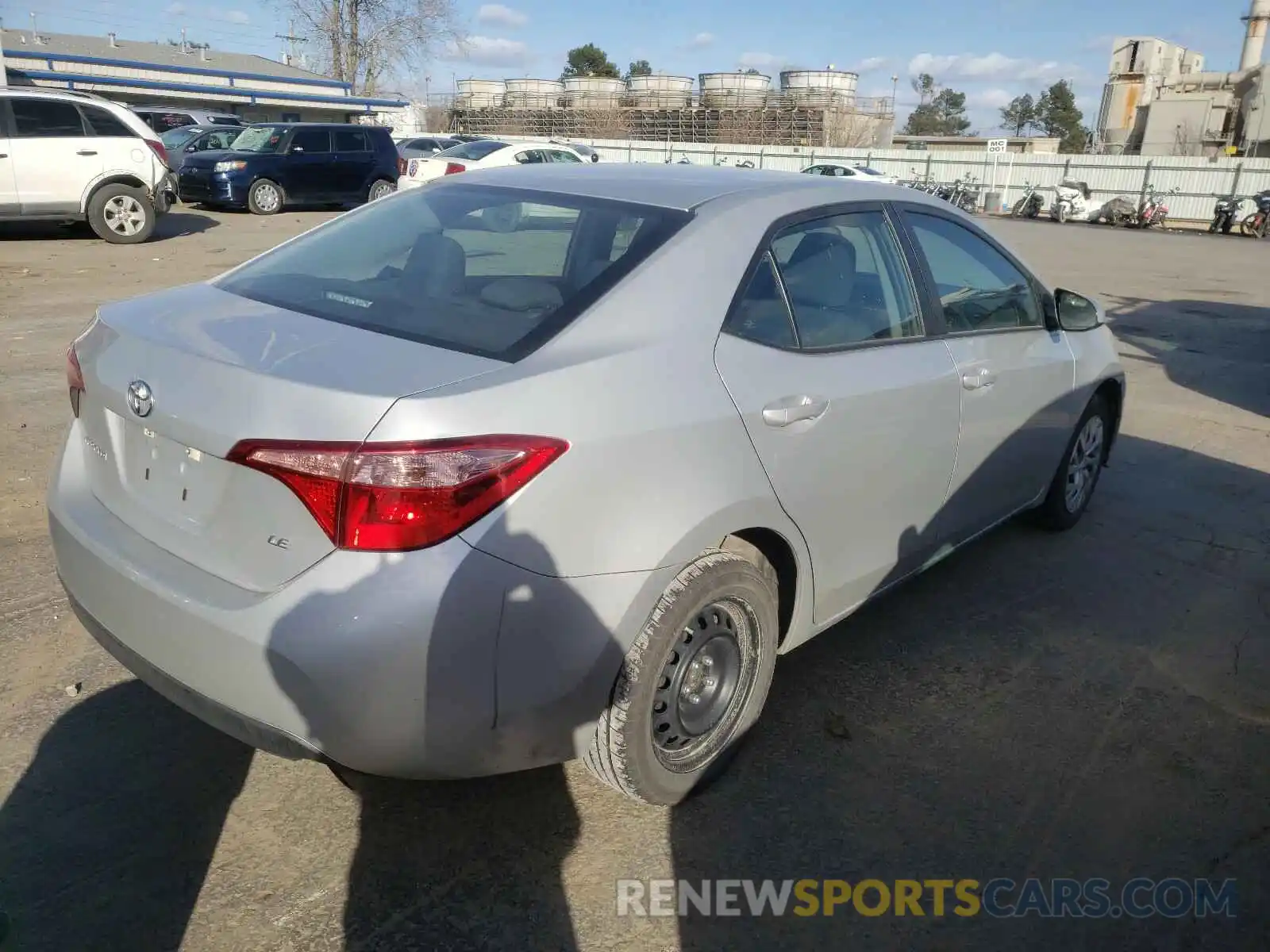 4 Photograph of a damaged car 5YFBURHE1KP898800 TOYOTA COROLLA 2019