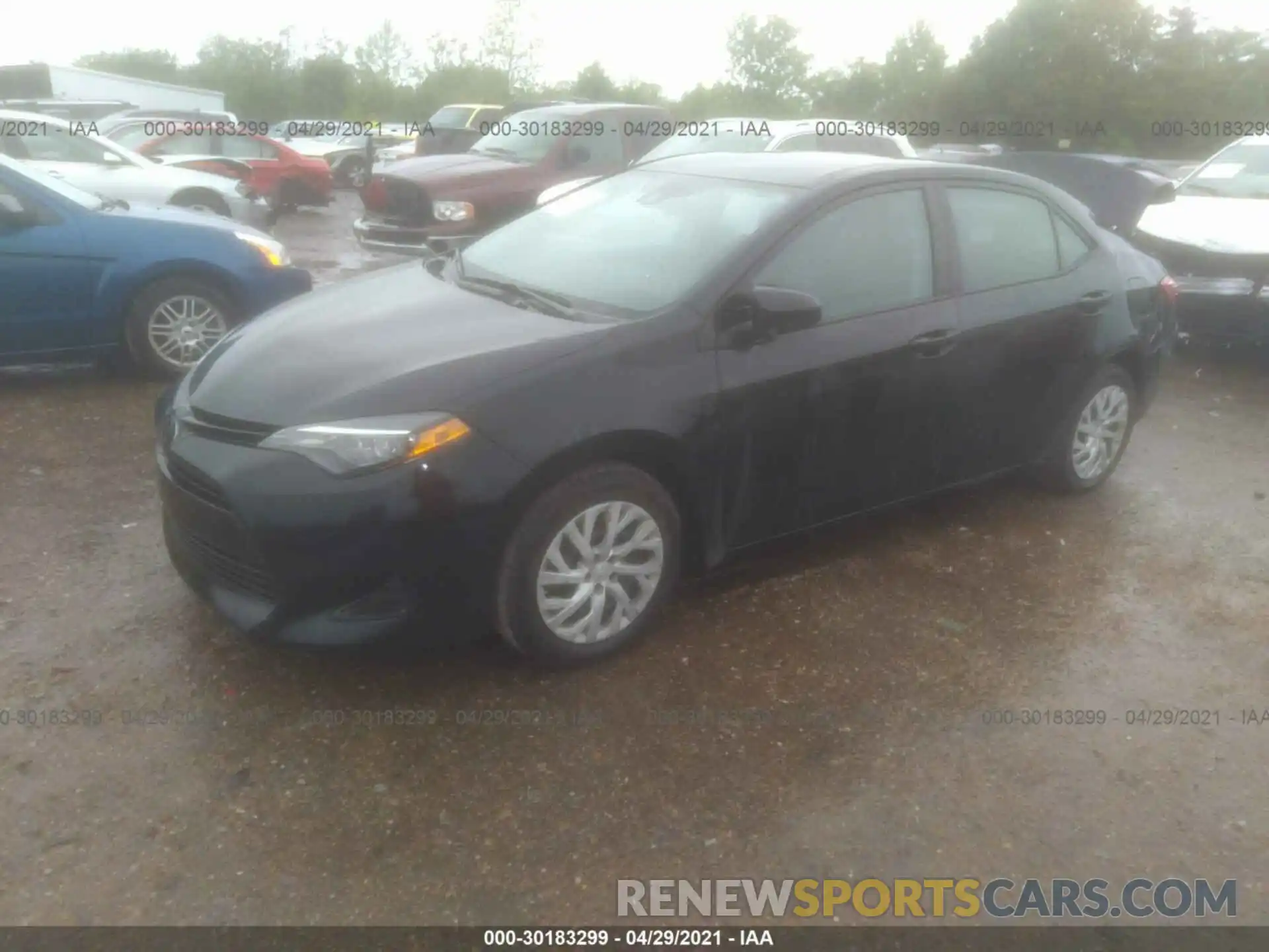 2 Photograph of a damaged car 5YFBURHE1KP898912 TOYOTA COROLLA 2019