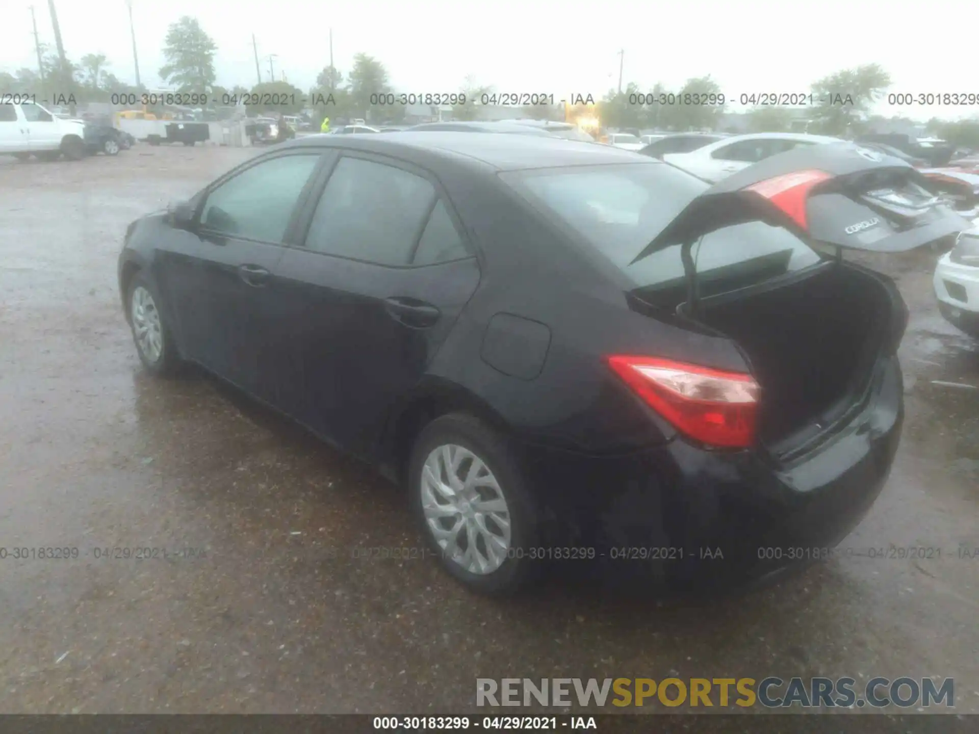 3 Photograph of a damaged car 5YFBURHE1KP898912 TOYOTA COROLLA 2019