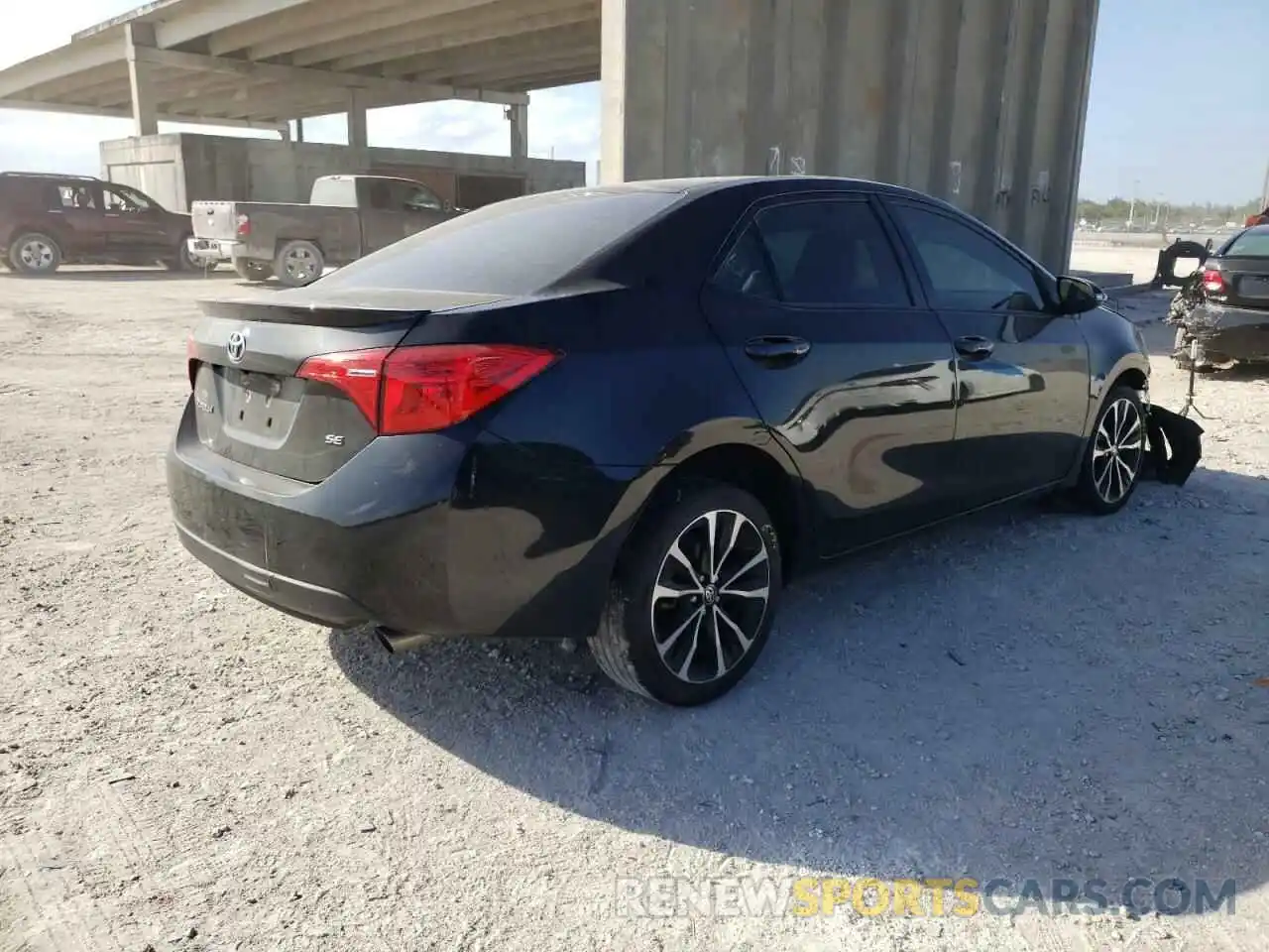 4 Photograph of a damaged car 5YFBURHE1KP898943 TOYOTA COROLLA 2019