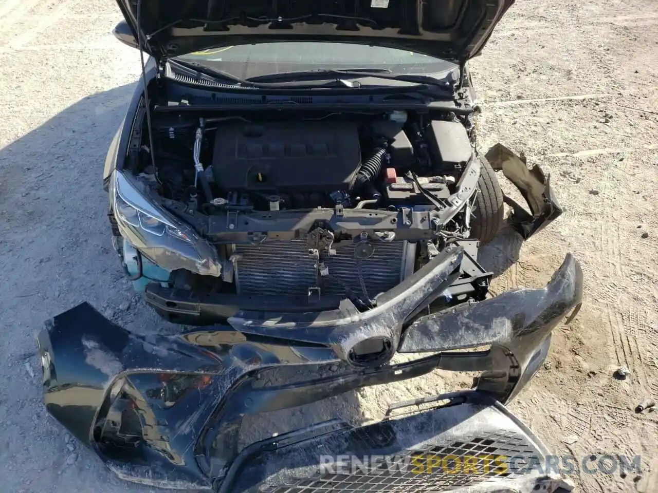 9 Photograph of a damaged car 5YFBURHE1KP898943 TOYOTA COROLLA 2019