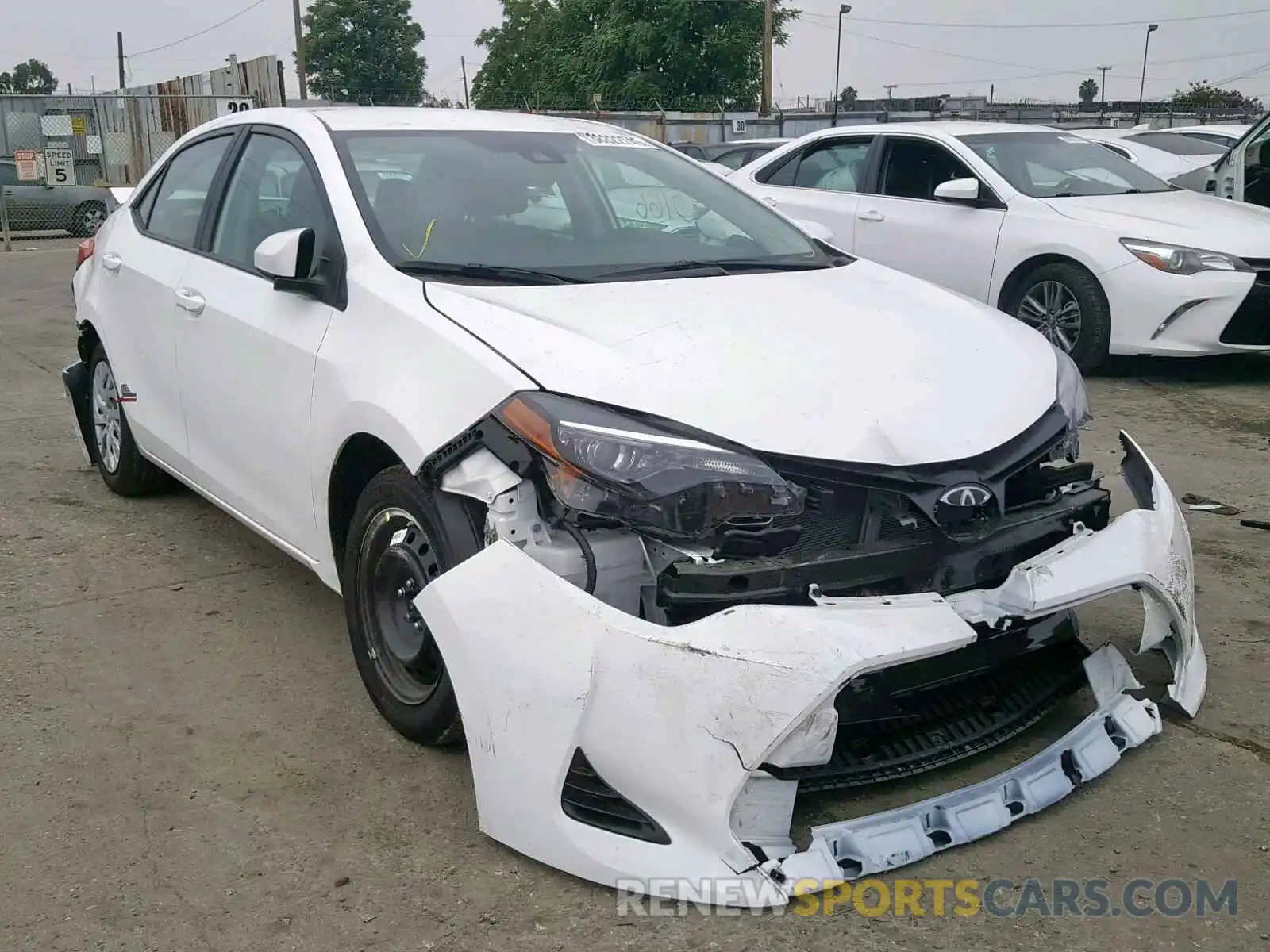 1 Photograph of a damaged car 5YFBURHE1KP898957 TOYOTA COROLLA 2019